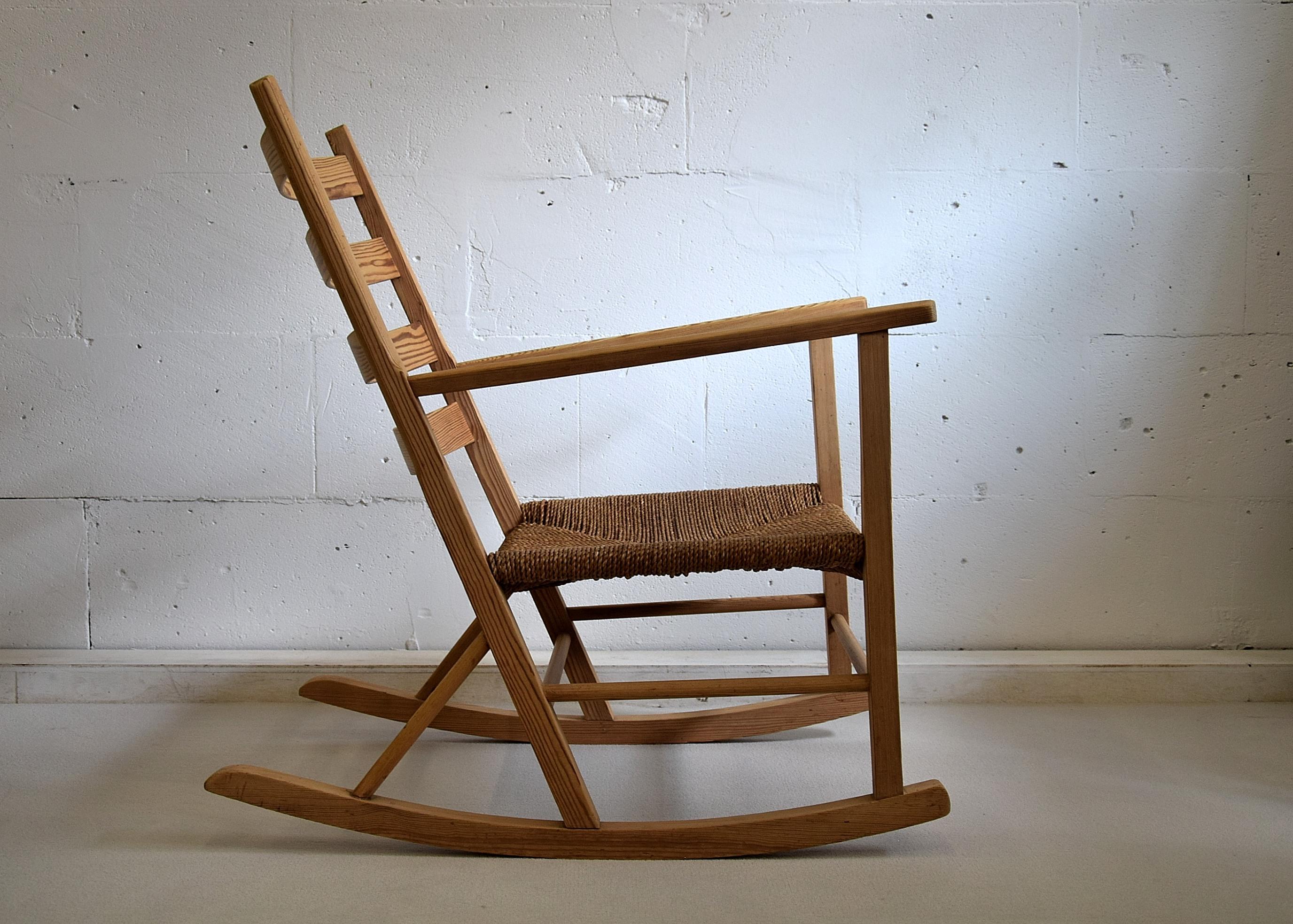 pine rocking chair