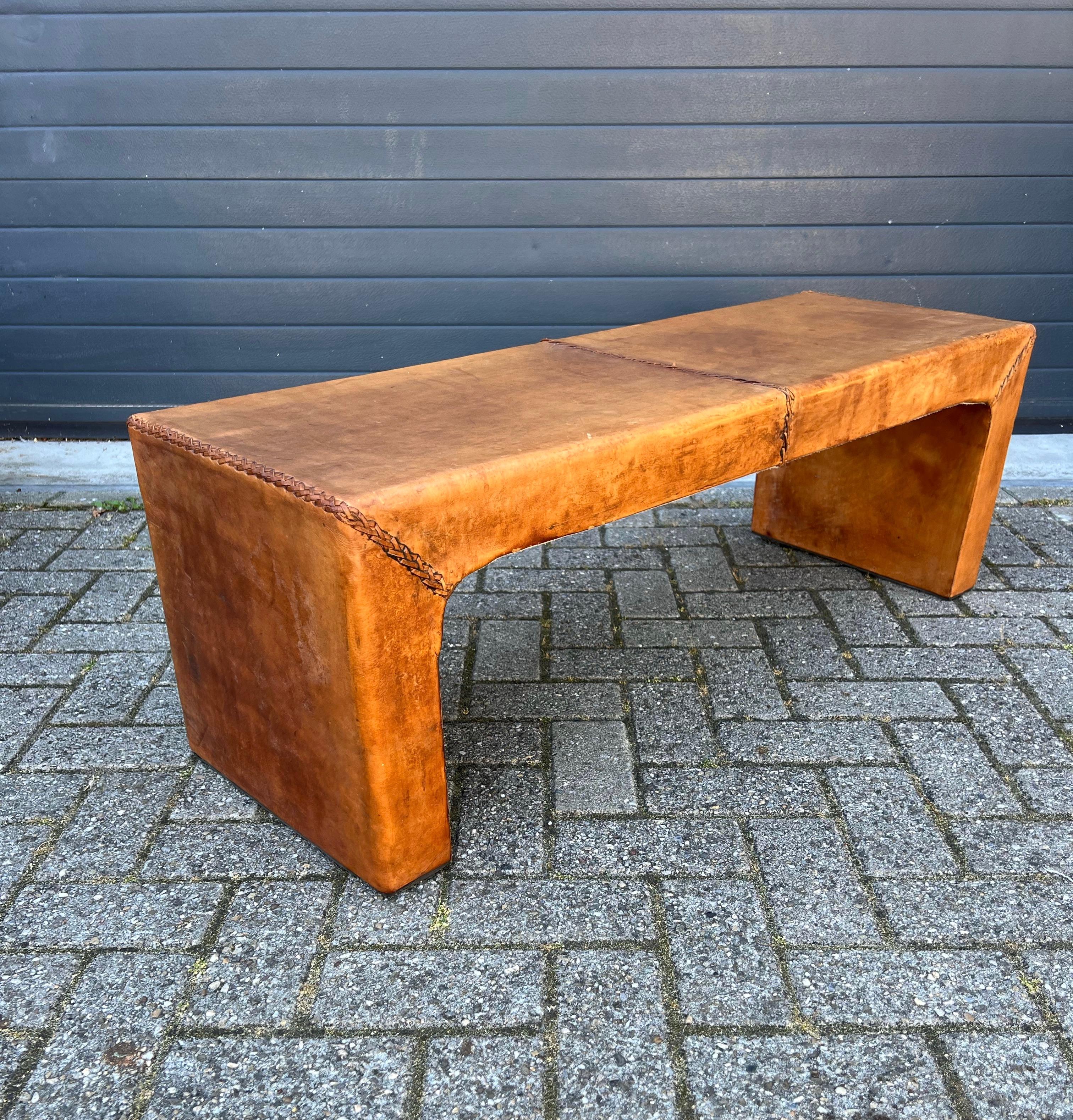 Mid-Century Modern Stylish & Practical Mid-Century Stable Long Bench / Stool or Coffee Table, 1960s For Sale