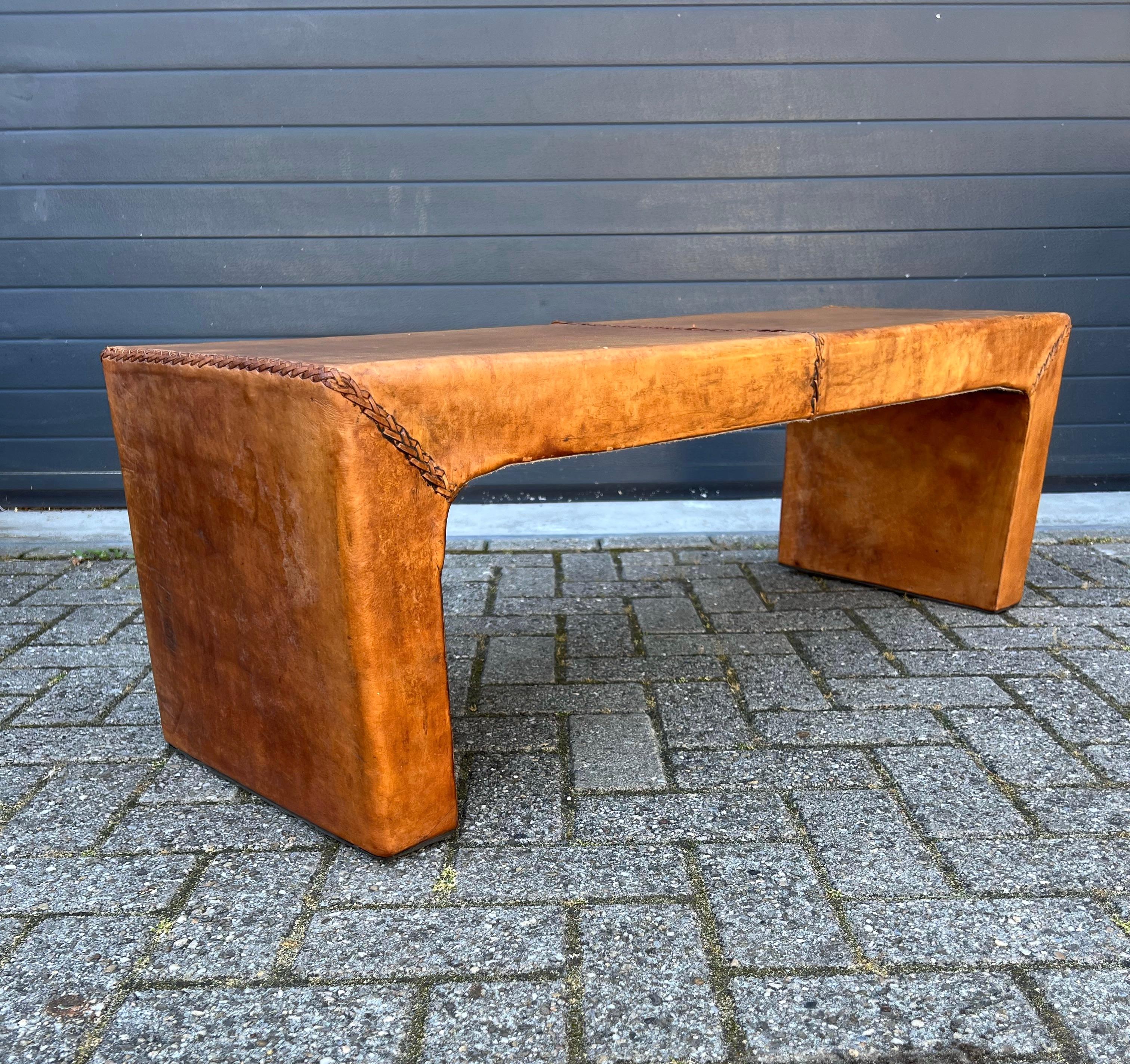 European Stylish & Practical Mid-Century Stable Long Bench / Stool or Coffee Table, 1960s For Sale