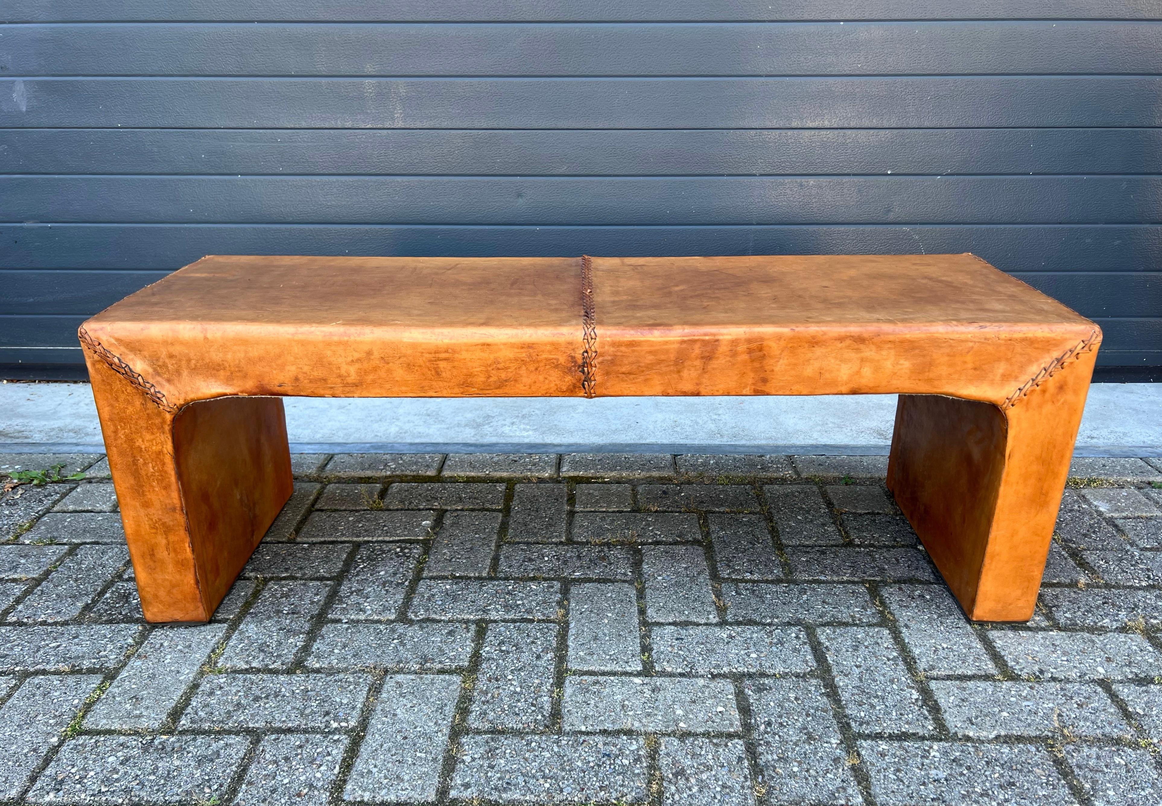 20th Century Stylish & Practical Mid-Century Stable Long Bench / Stool or Coffee Table, 1960s For Sale
