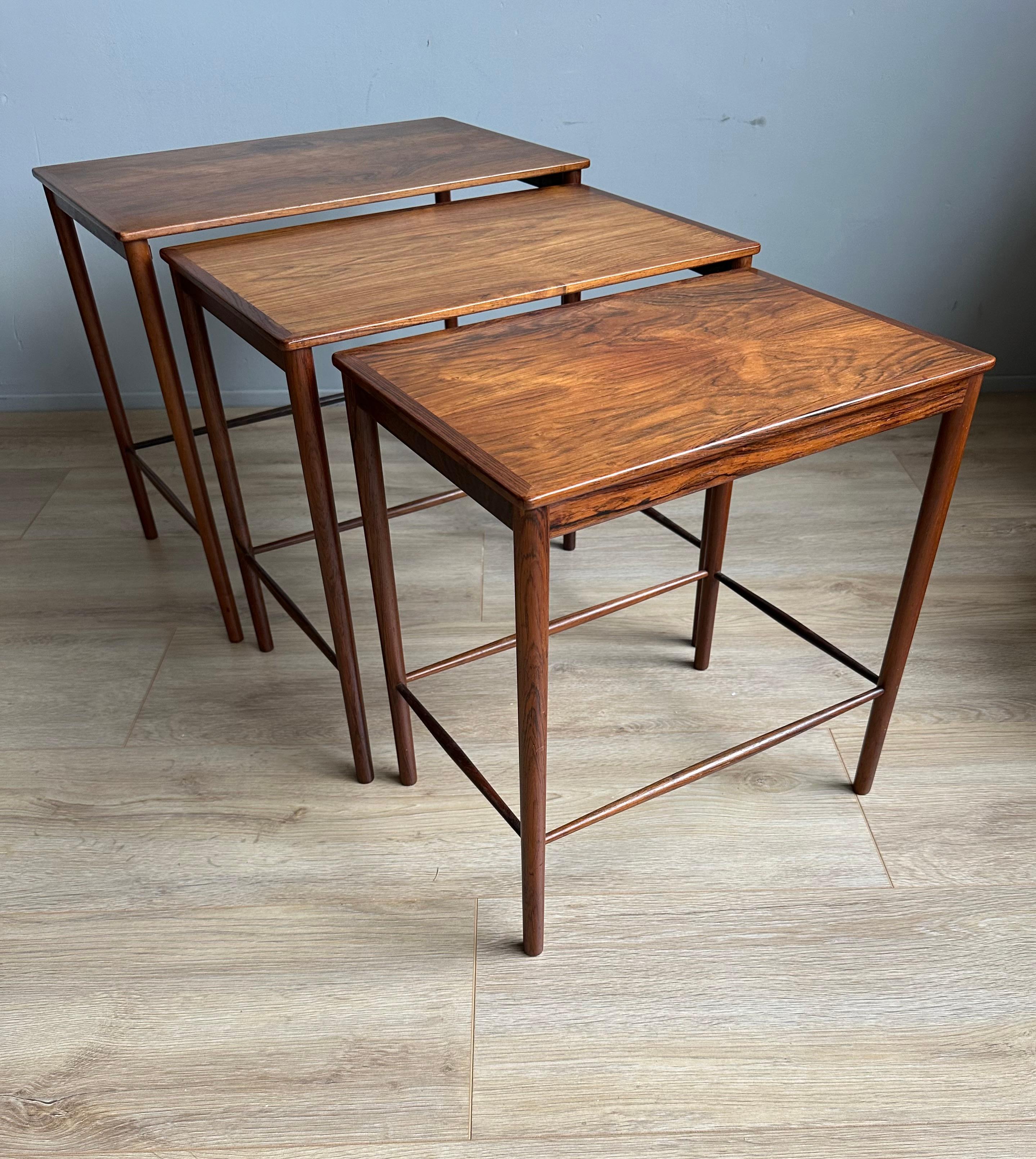 Tables gigognes élégantes et pratiques par Grete Jalk pour P. Jeppesens Møbelfabrik 60s en vente 2