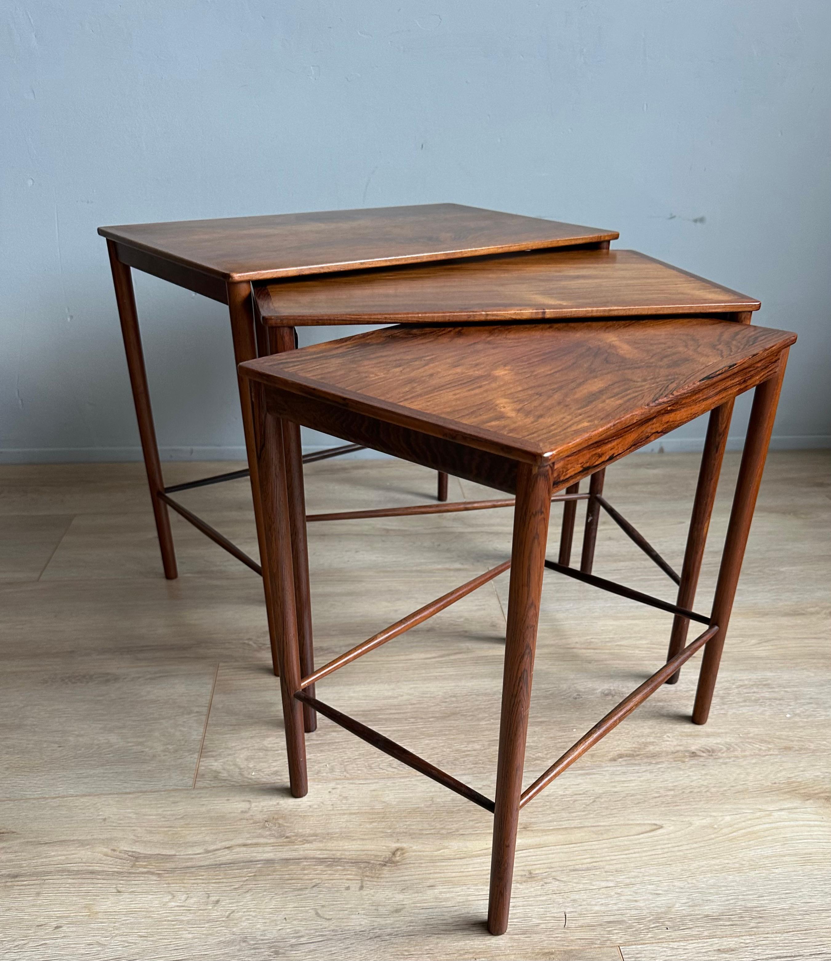 Tables gigognes élégantes et pratiques par Grete Jalk pour P. Jeppesens Møbelfabrik 60s en vente 4