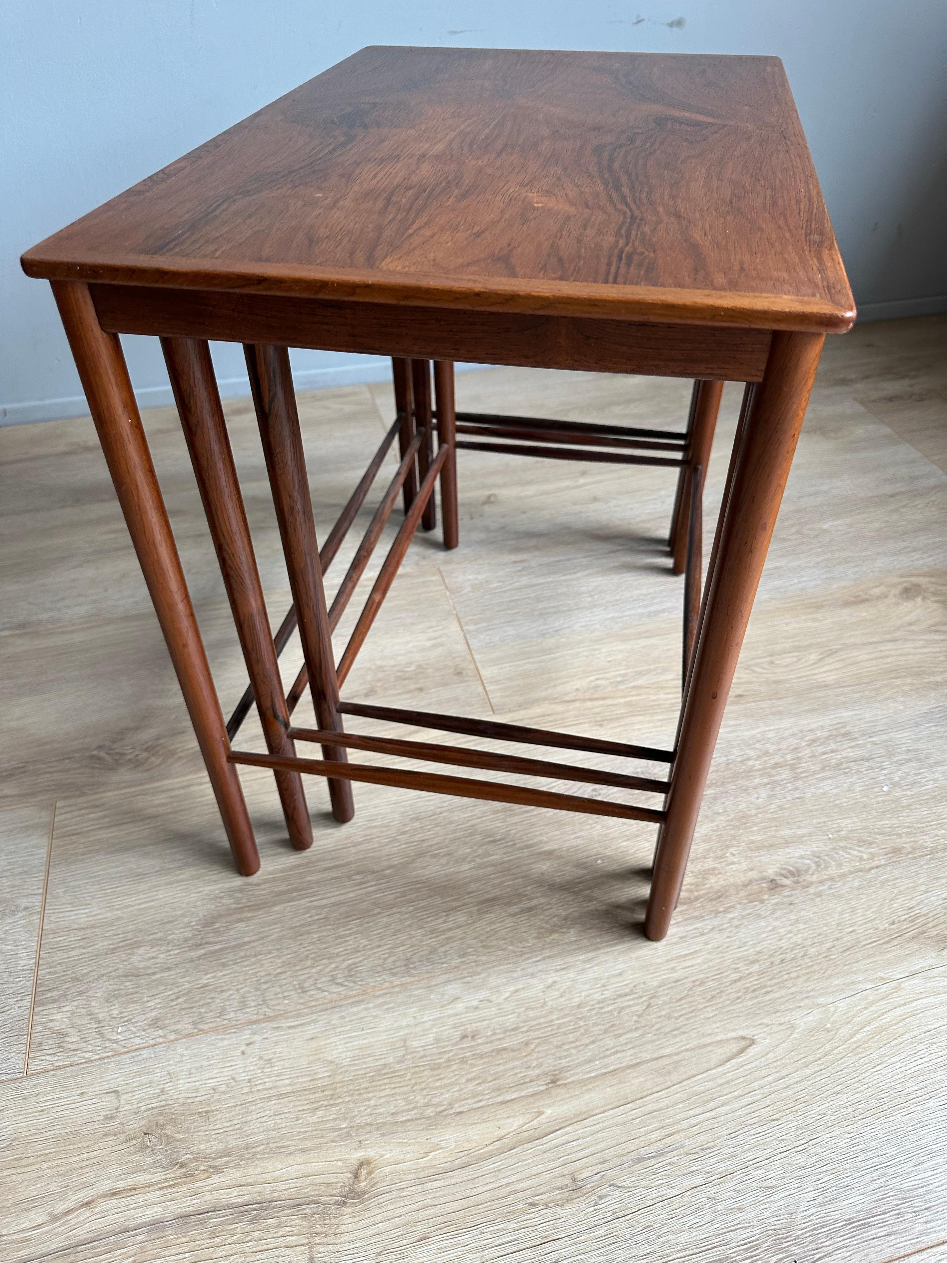 Tables gigognes élégantes et pratiques par Grete Jalk pour P. Jeppesens Møbelfabrik 60s en vente 11