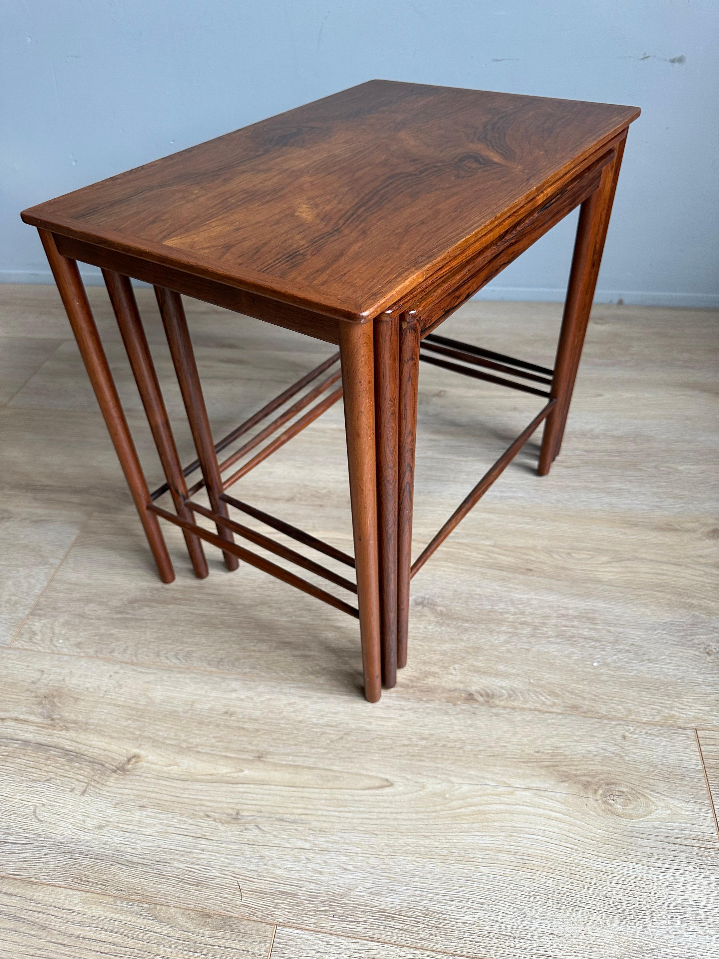 Tables gigognes élégantes et pratiques par Grete Jalk pour P. Jeppesens Møbelfabrik 60s en vente 12