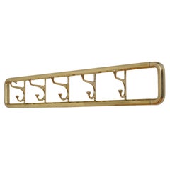 Stylish Retro Brass Hat Rack Coat Hooks