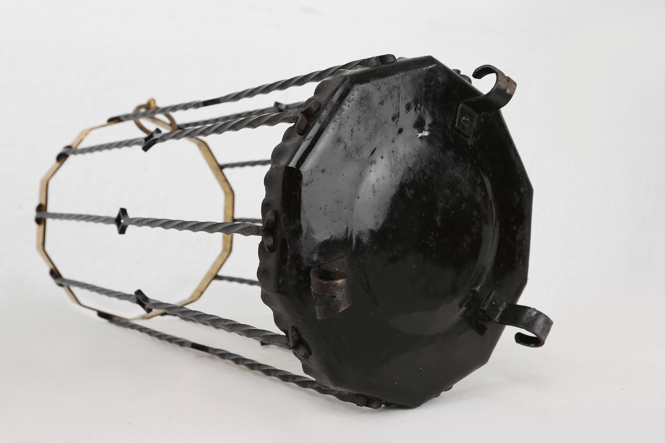Stylish robust mid-century umbrella stand, France ca. 1950 For Sale 6