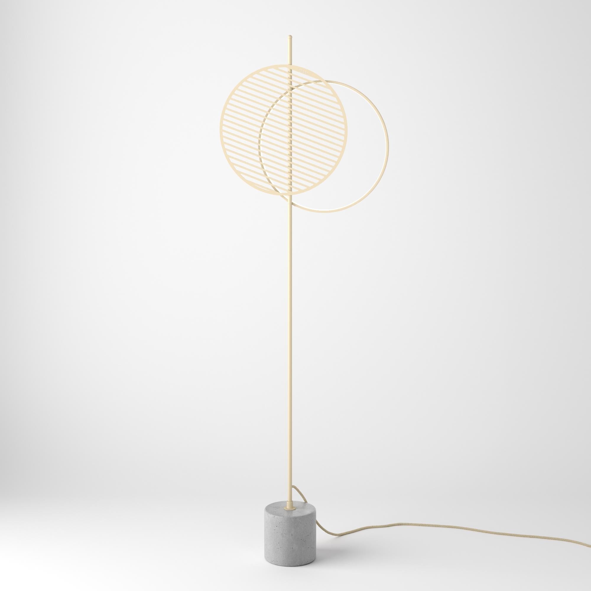 Hand-Crafted Stylish Scandinavian Modern Contemporary Floor Lamp For Sale