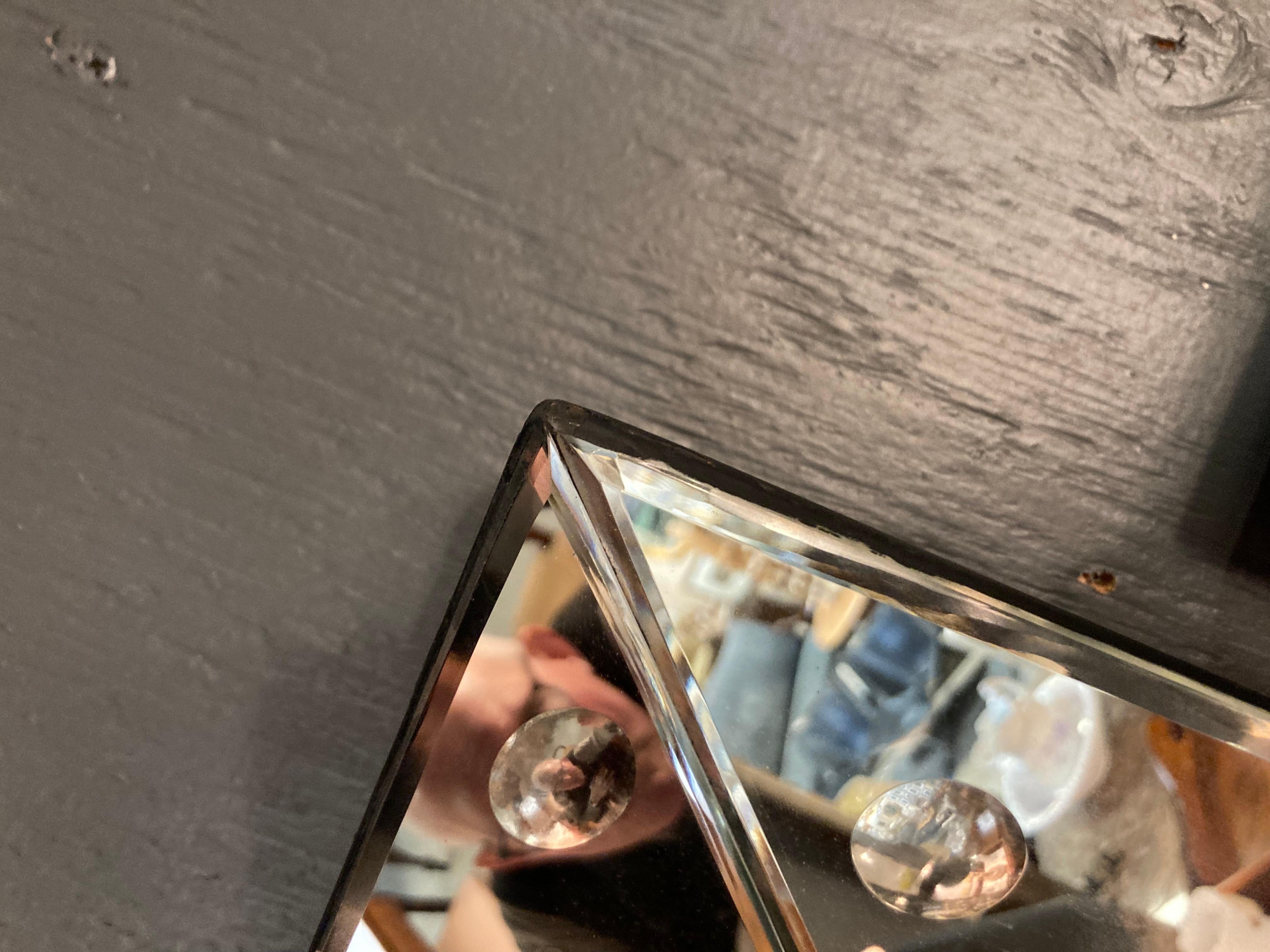 Midd Century Optic Venetian Mirror For Sale 9