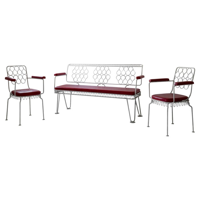 Stylish Set of 1950ies Italian Patio Furniture at 1stDibs