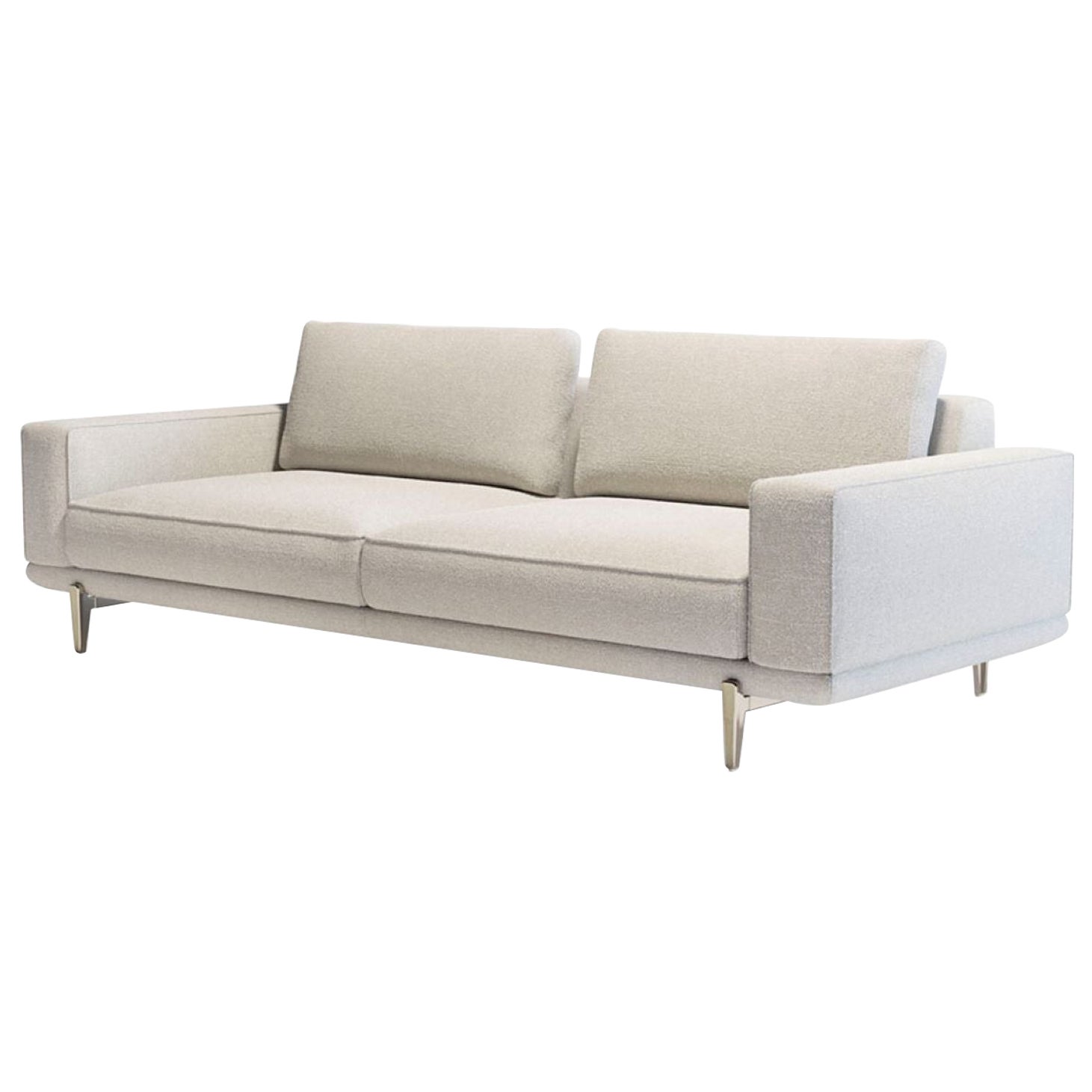 Elegante Sofá 2 Plazas 3 Plazas o Modular Estructura Madera Maciza Respaldo Almohadas