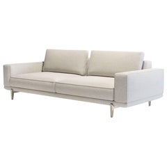 Elegante Sofá 2 Plazas 3 Plazas o Modular Estructura Madera Maciza Respaldo Almohadas