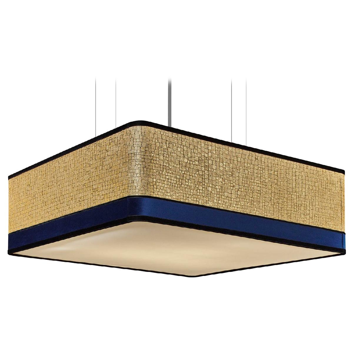 Stylish Square Ceiling Lamp Lampshade in Fabric Customizable