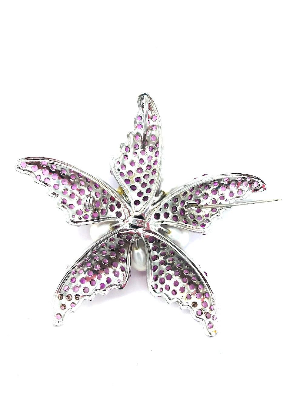 Contemporary Stylish Sterling, Pink Starfish, Pendant or Broach