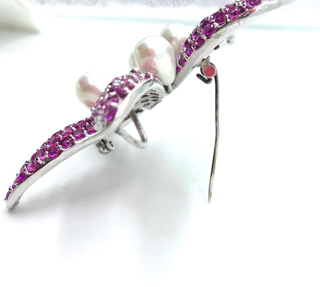 Women's or Men's Stylish Sterling, Pink Starfish, Pendant or Broach