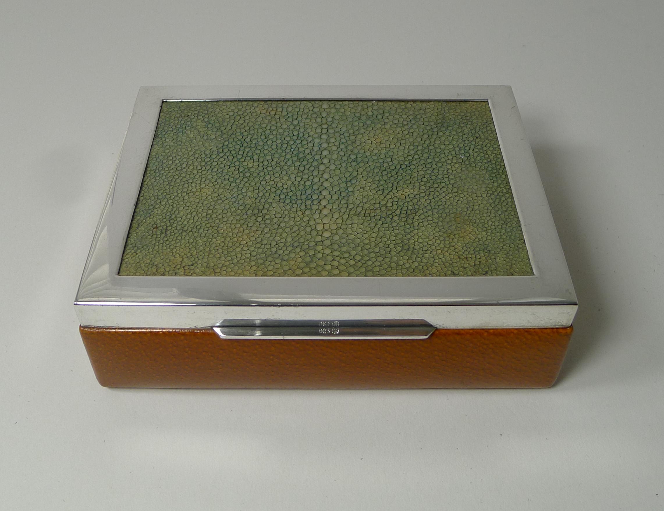 A stunning and highly decorative box made from continental sterling silver marked 925 together with the makers mark 