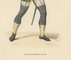 Stylish Swagger: A Young English Gentleman in The Middle Ages, Published in 1847