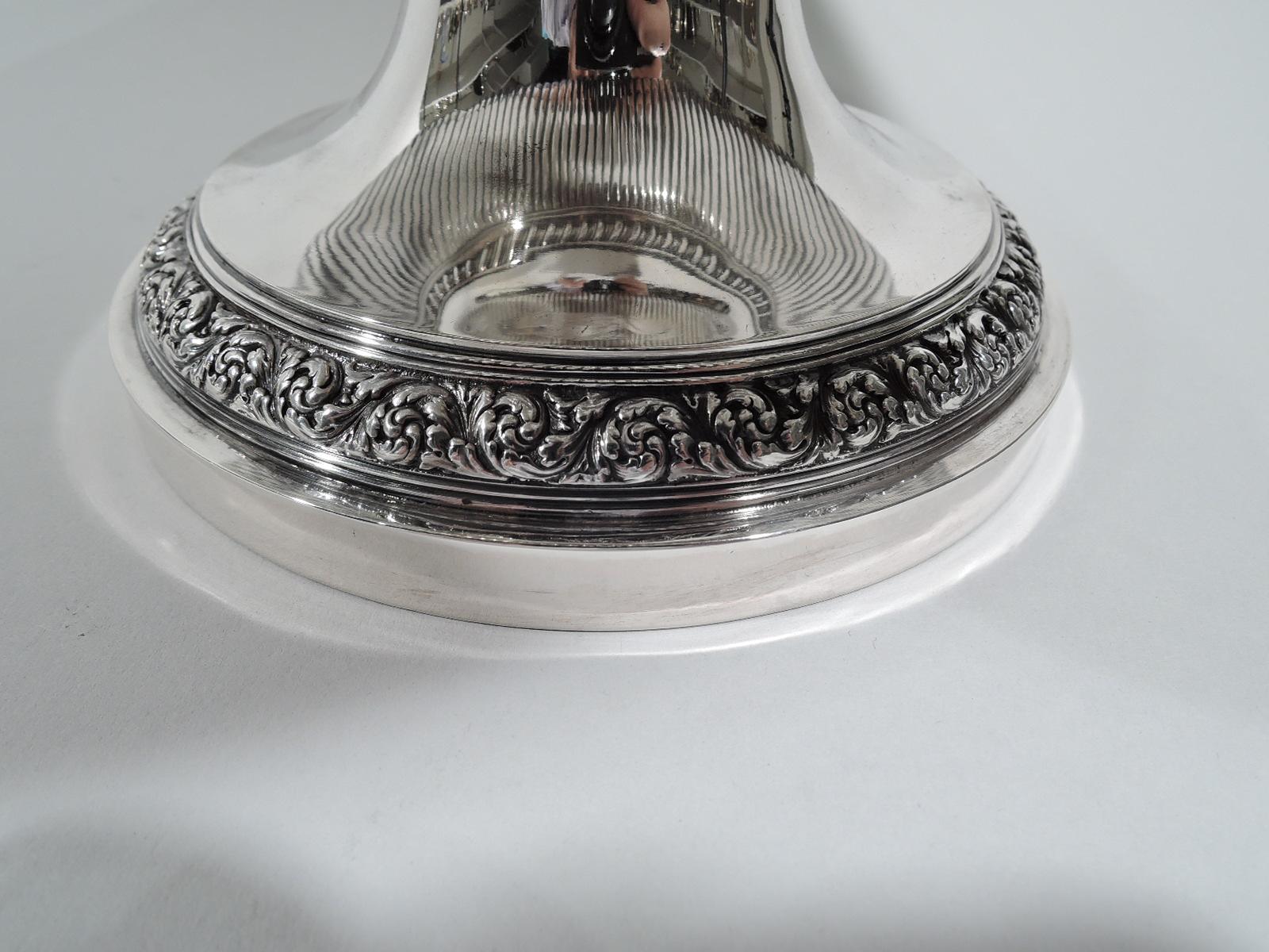North American Stylish Tiffany Sterling Silver Centerpiece Compote