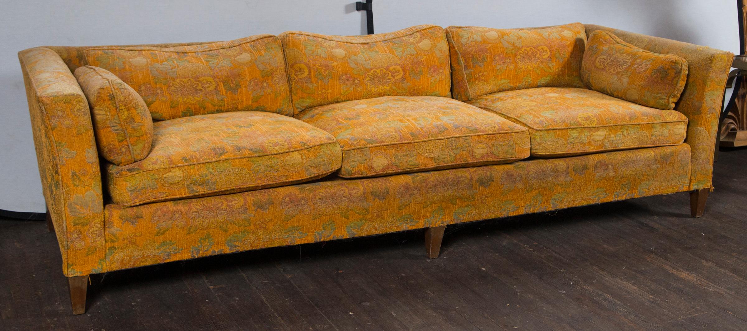Late 20th Century Stylish Tuxedo Sofa