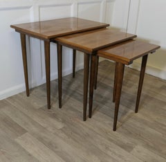 Stylish Vintage 1960s Nest Of Tables  This is a Good-looking set and beautifully