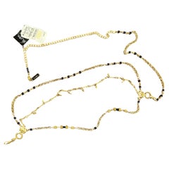 Ceinture Vintage en or brossé à trois brins avec clip pivotant par St. Johns