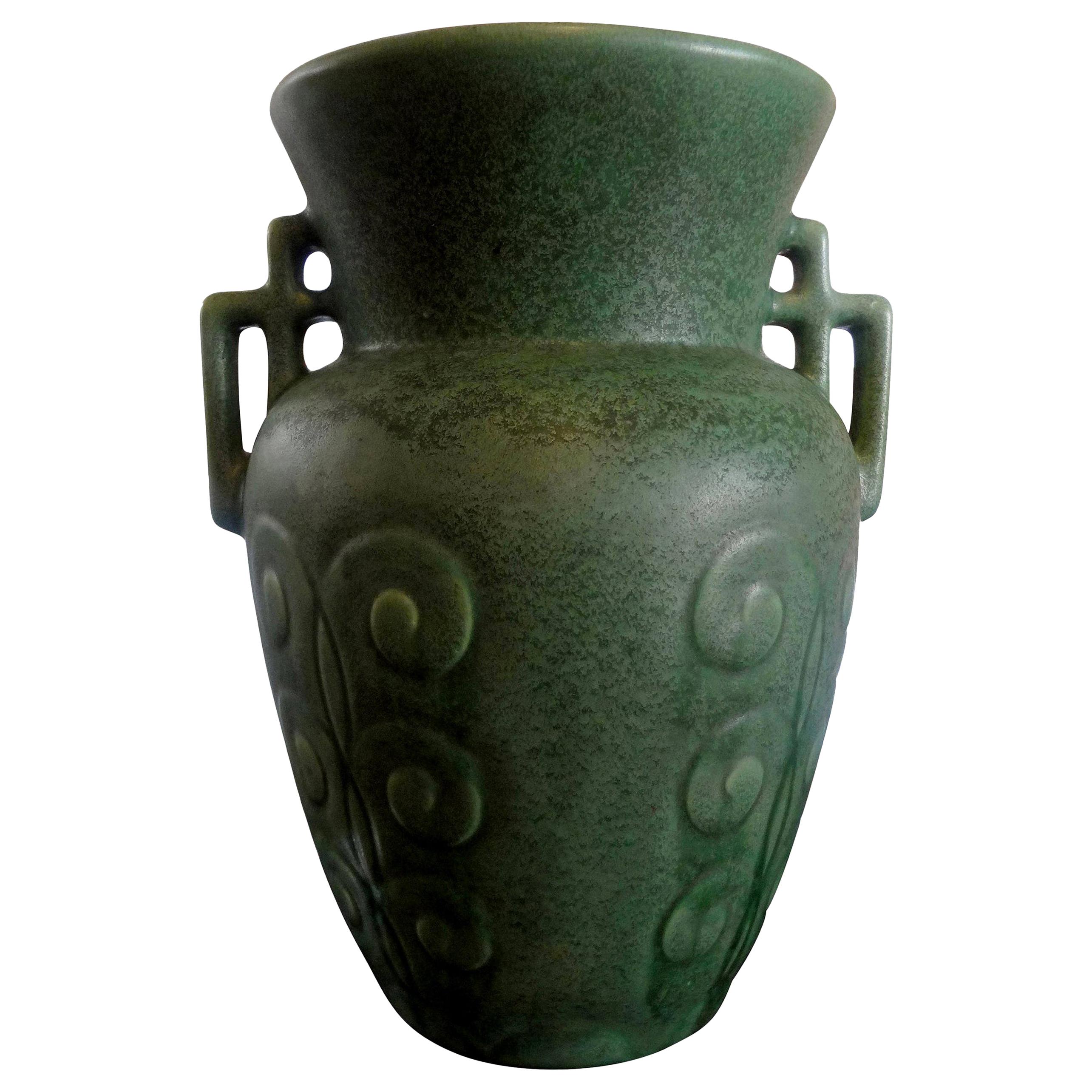 Stylized Art Deco Pottery Vase