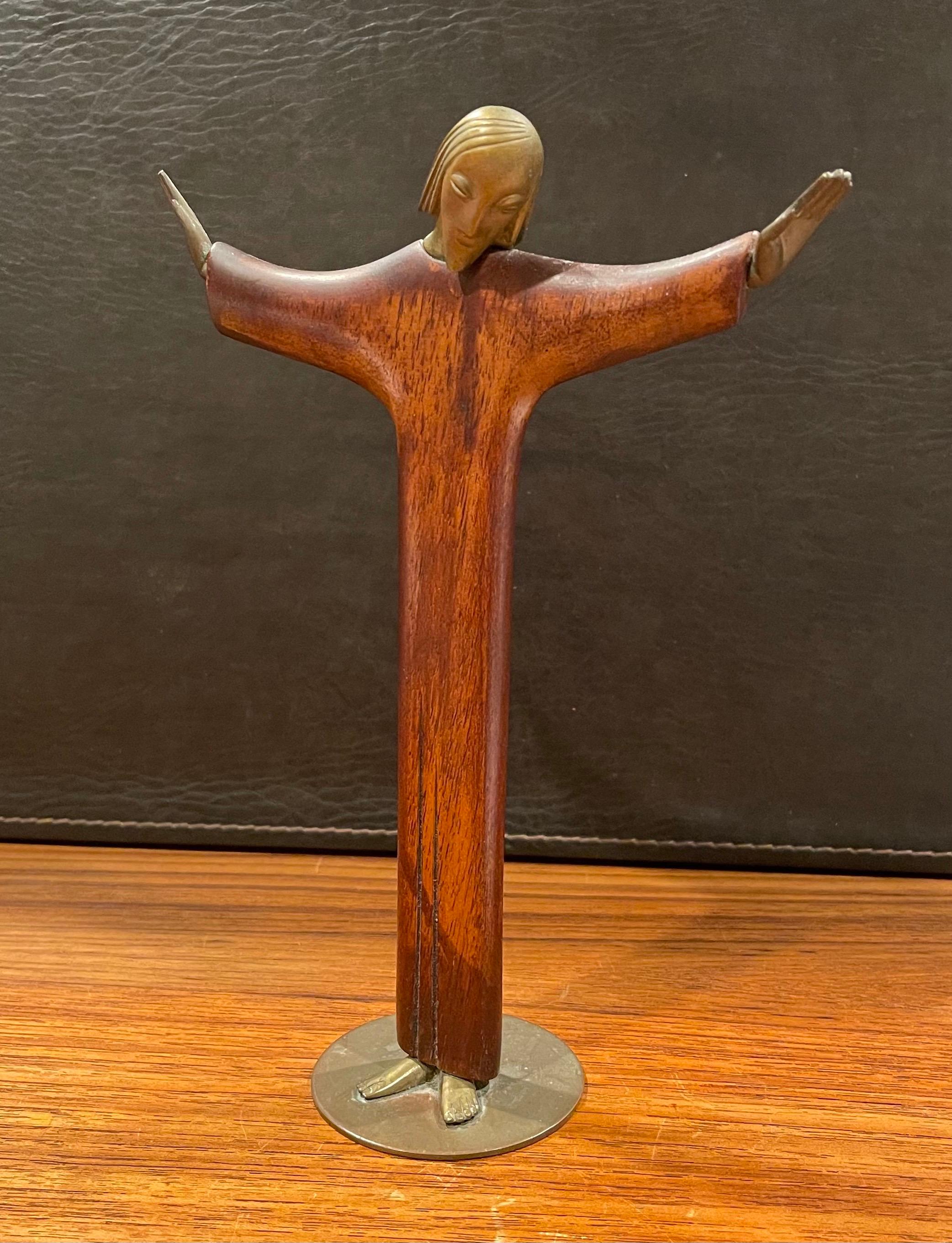 Stilisierte Art-Déco-Skulptur von Jesus Christ von Karl Hagenauer (Österreichisch) im Angebot