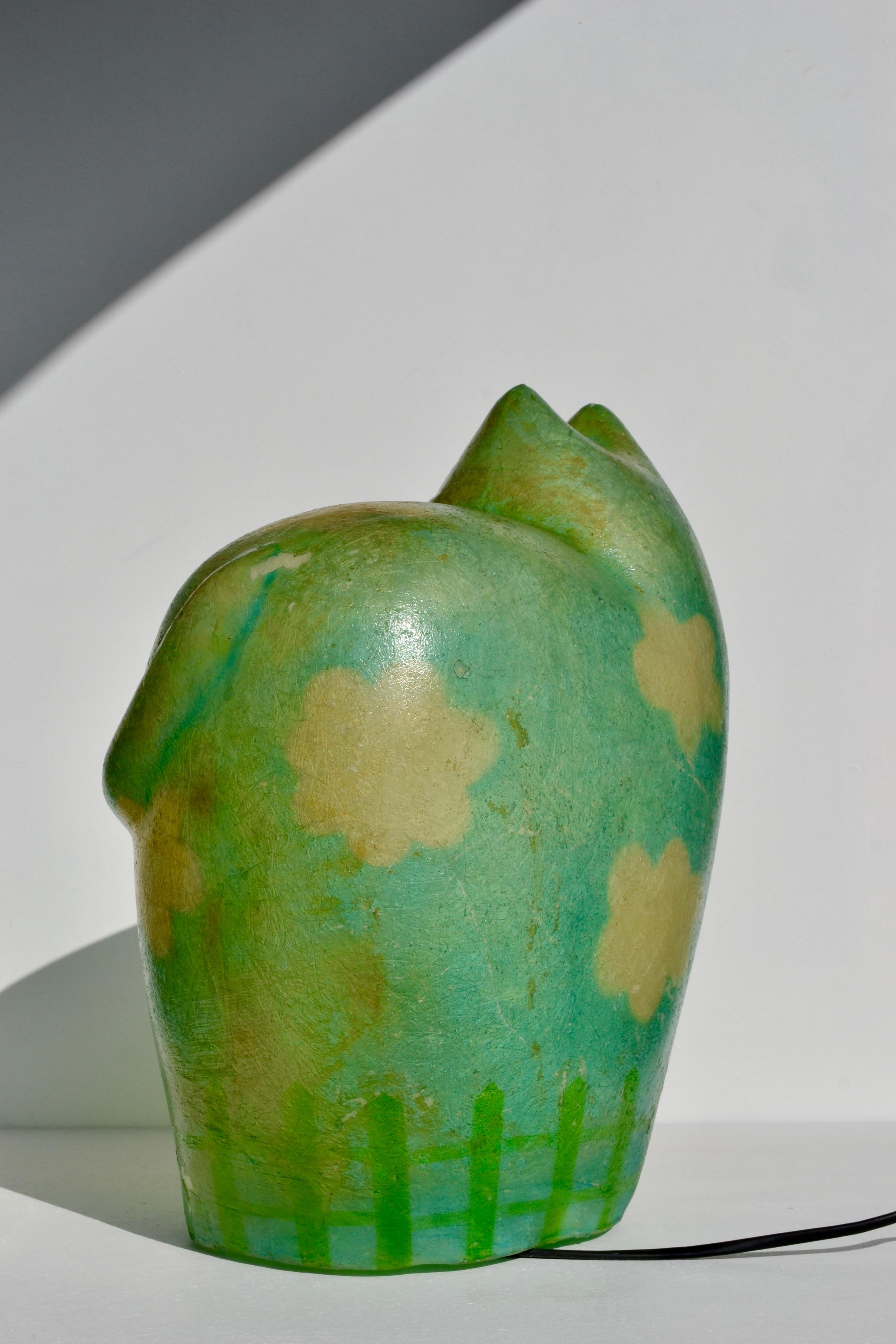 Lampe chat stylisée - France - années 1970 Bon état - En vente à SOTTEVILLE-LÈS-ROUEN, FR