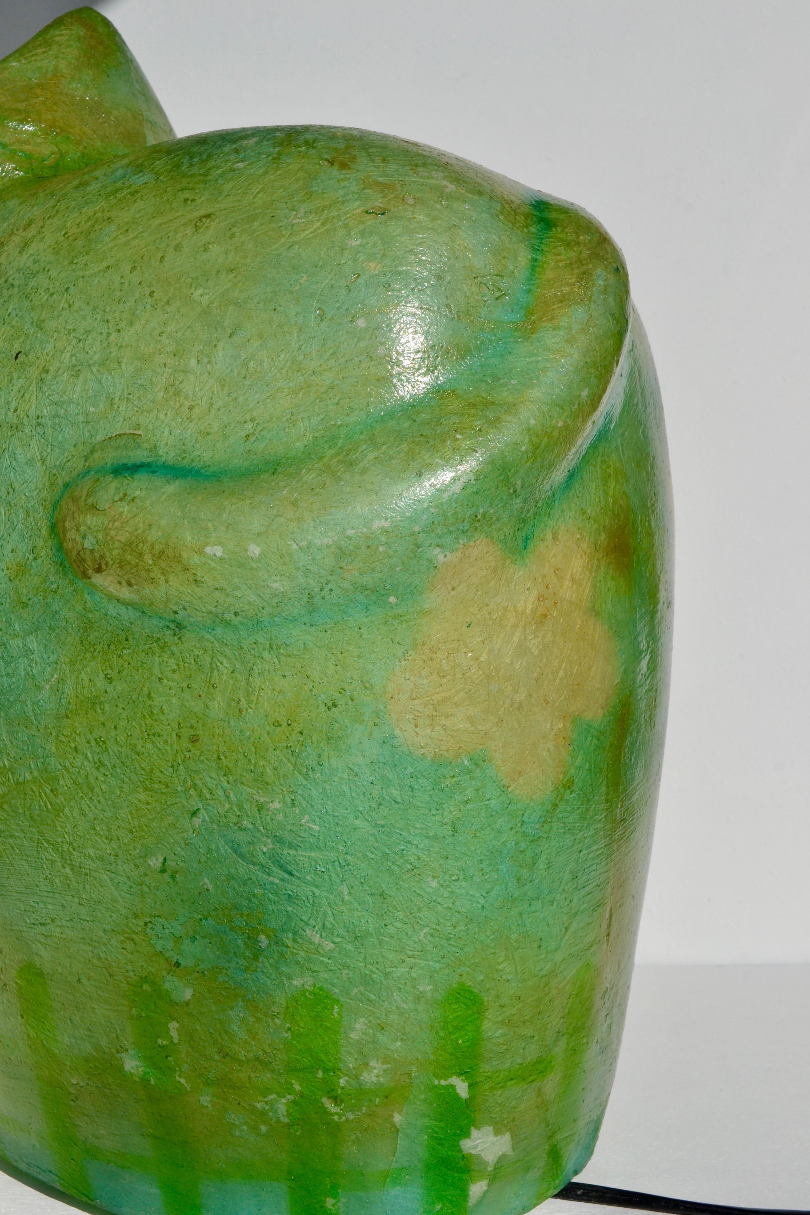 Fin du 20e siècle Lampe chat stylisée - France - années 1970 en vente