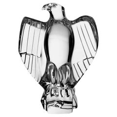 Sculpture d'aigle Bald Eagle stylisé de Baccarat