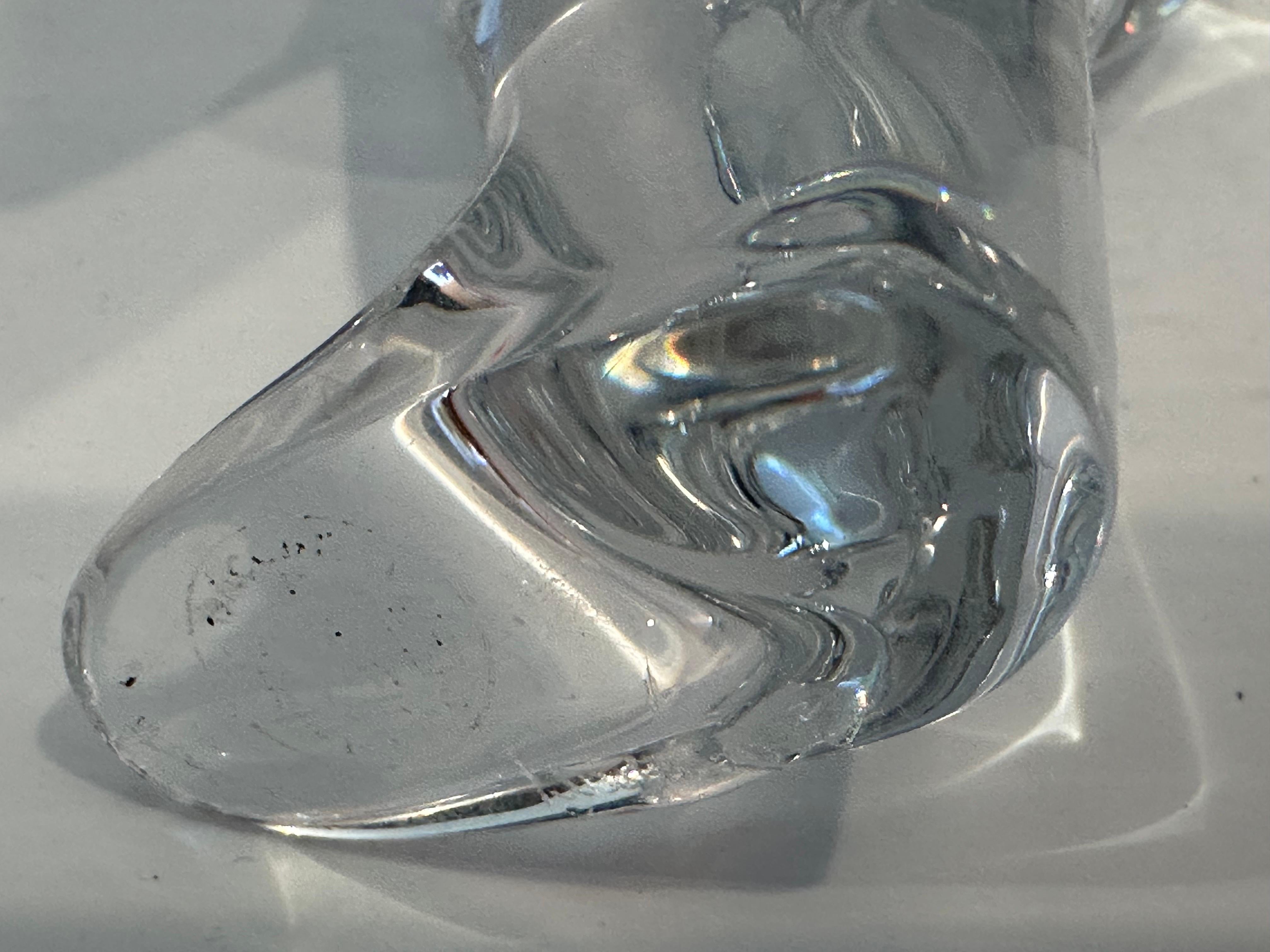Sculpture Gorille en cristal stylisé par Loet Vanderveen pour Baccarat en vente 8