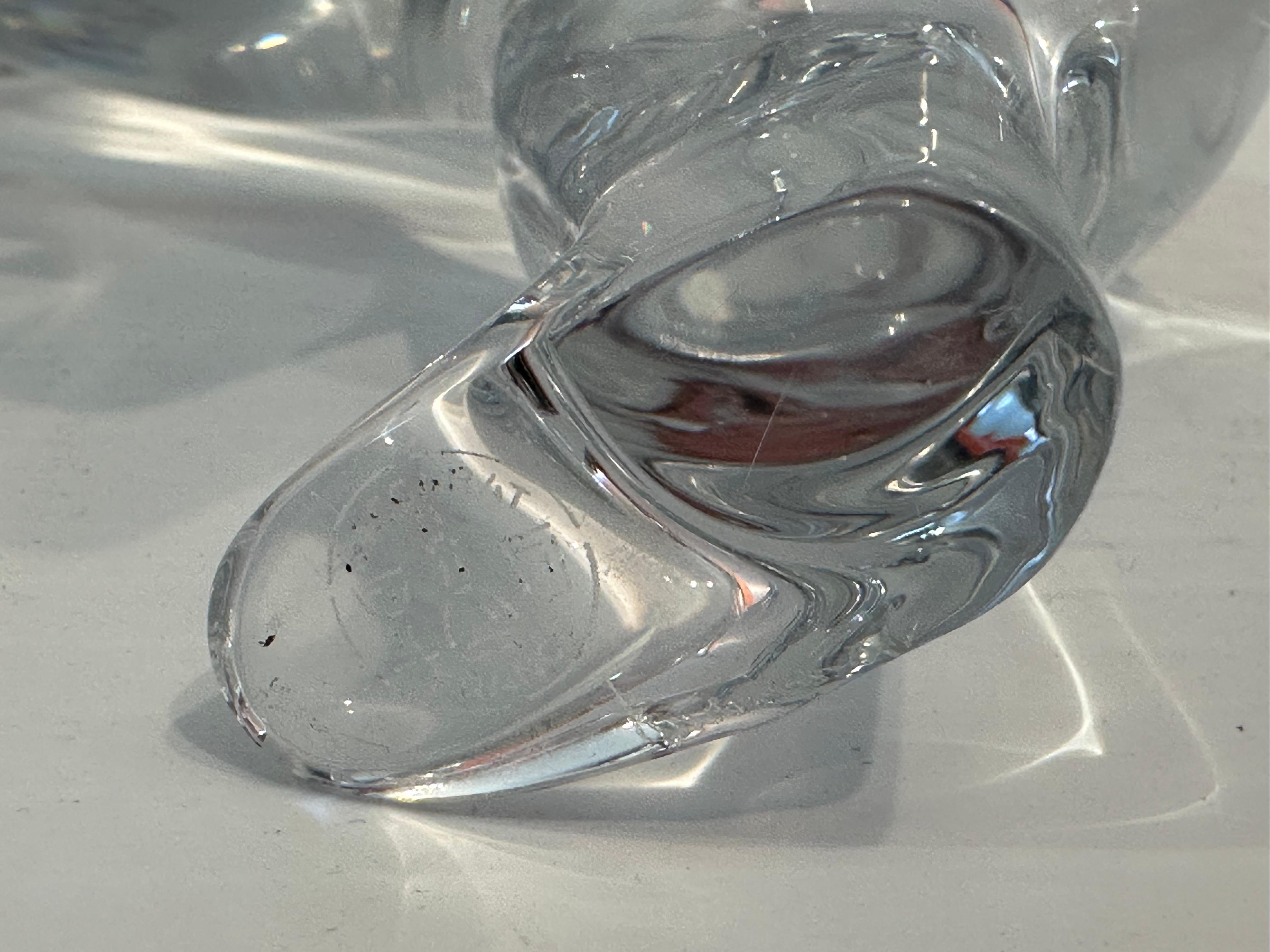 Sculpture Gorille en cristal stylisé par Loet Vanderveen pour Baccarat en vente 9
