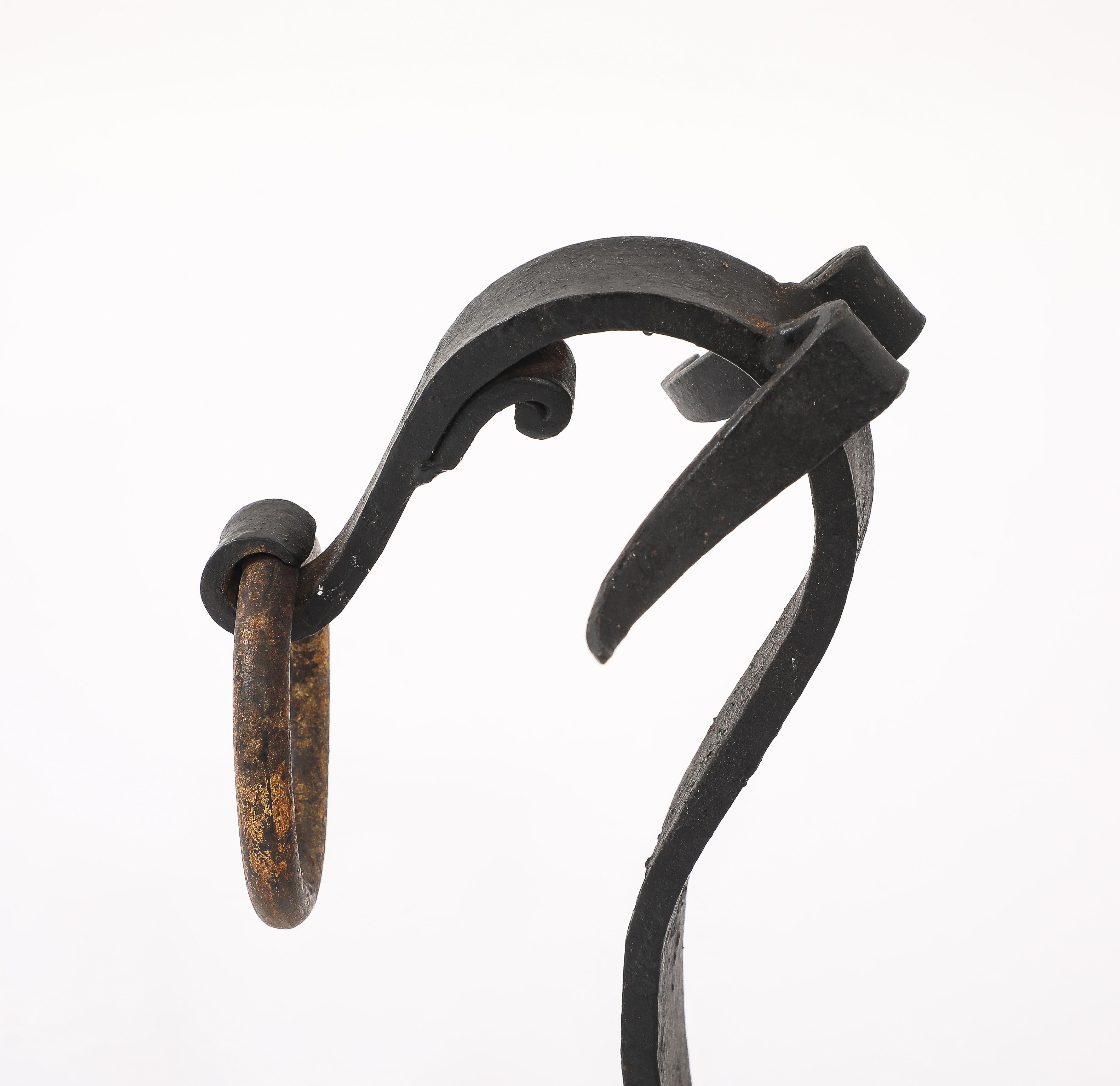Stylized Dashunds Andirons, France 1940's For Sale 3