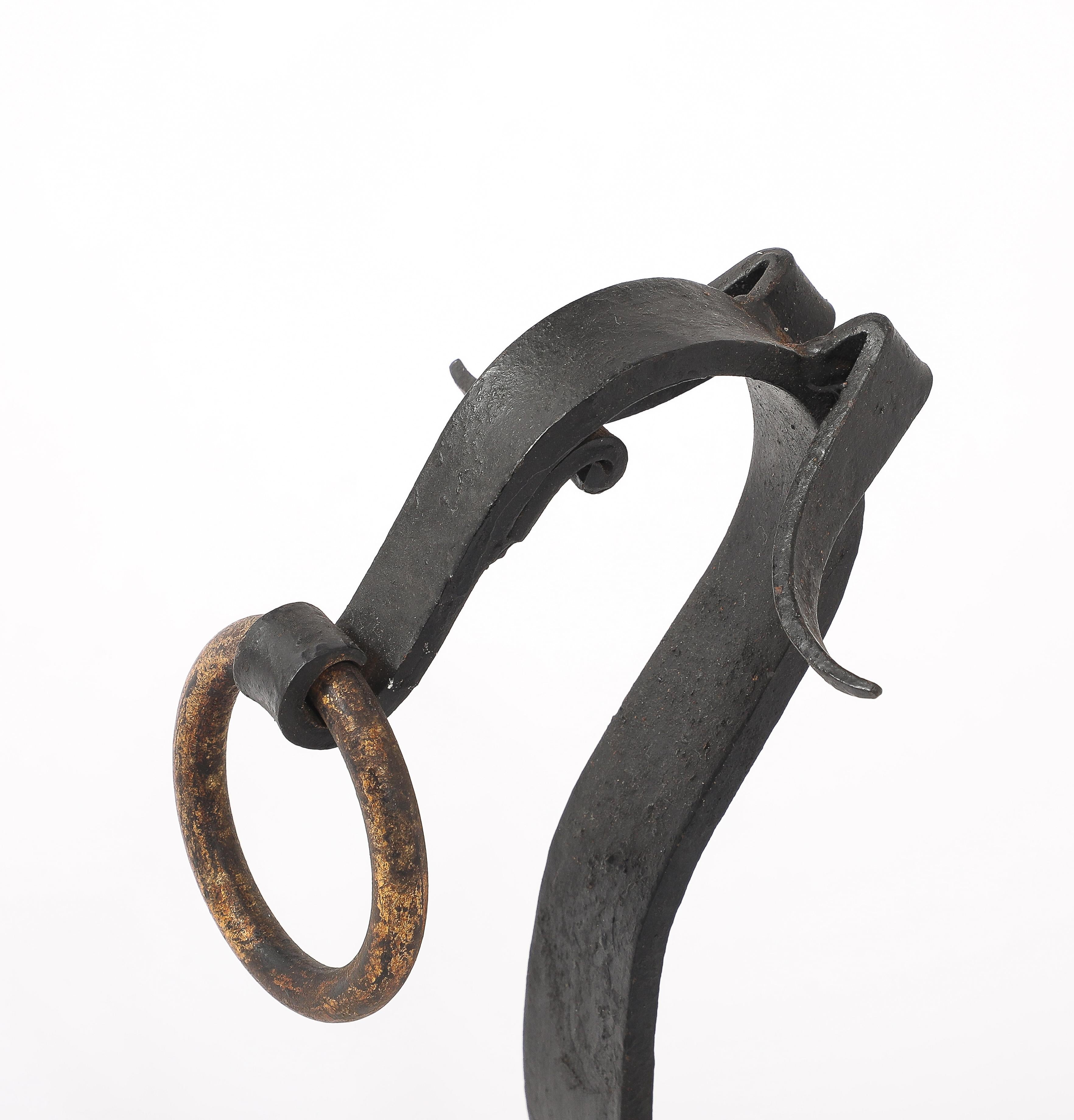 Stylized Dashunds Andirons, France 1940's For Sale 1