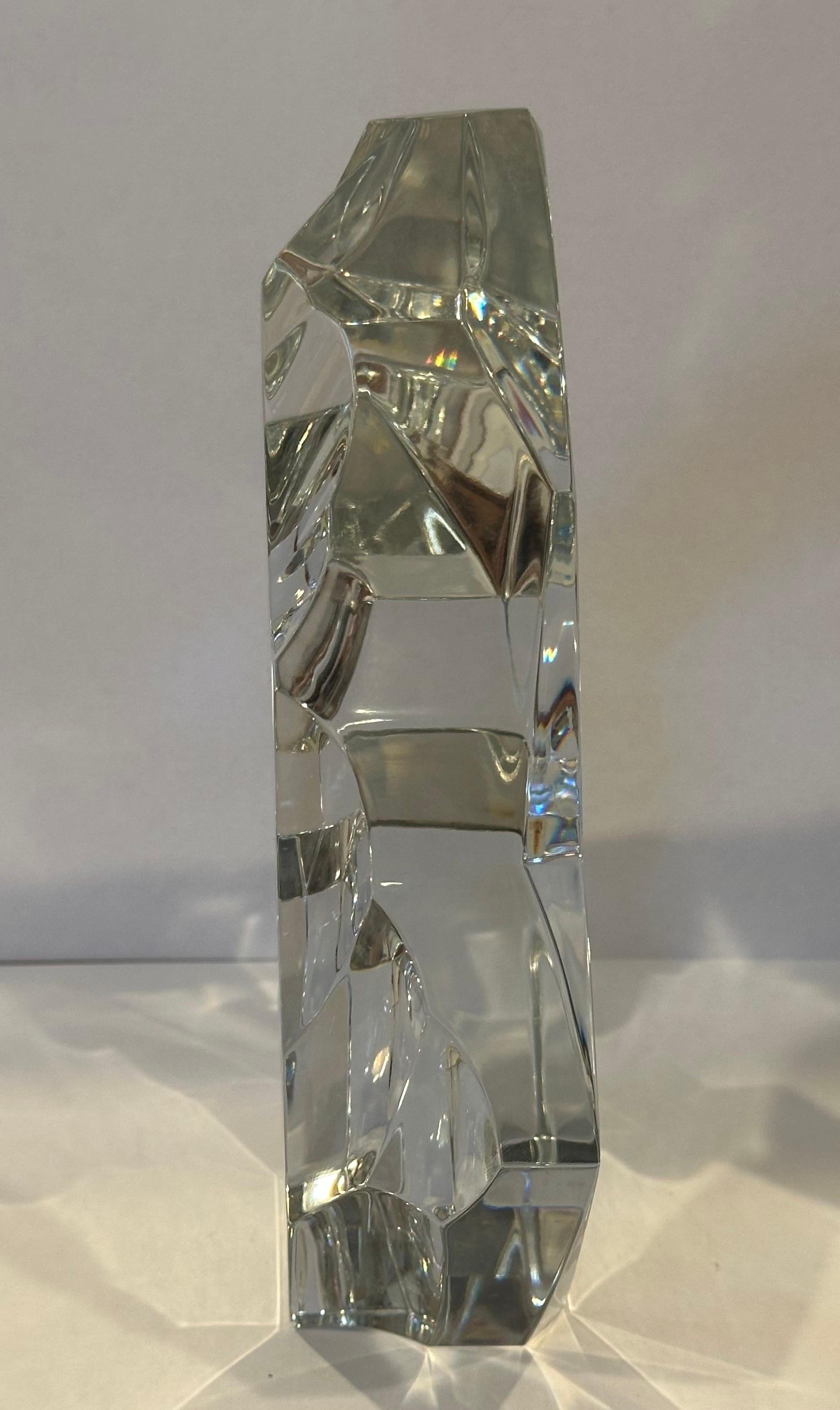 Sculpture / presse-papier en forme d'iceberg stylisé par Baccarat en vente 4