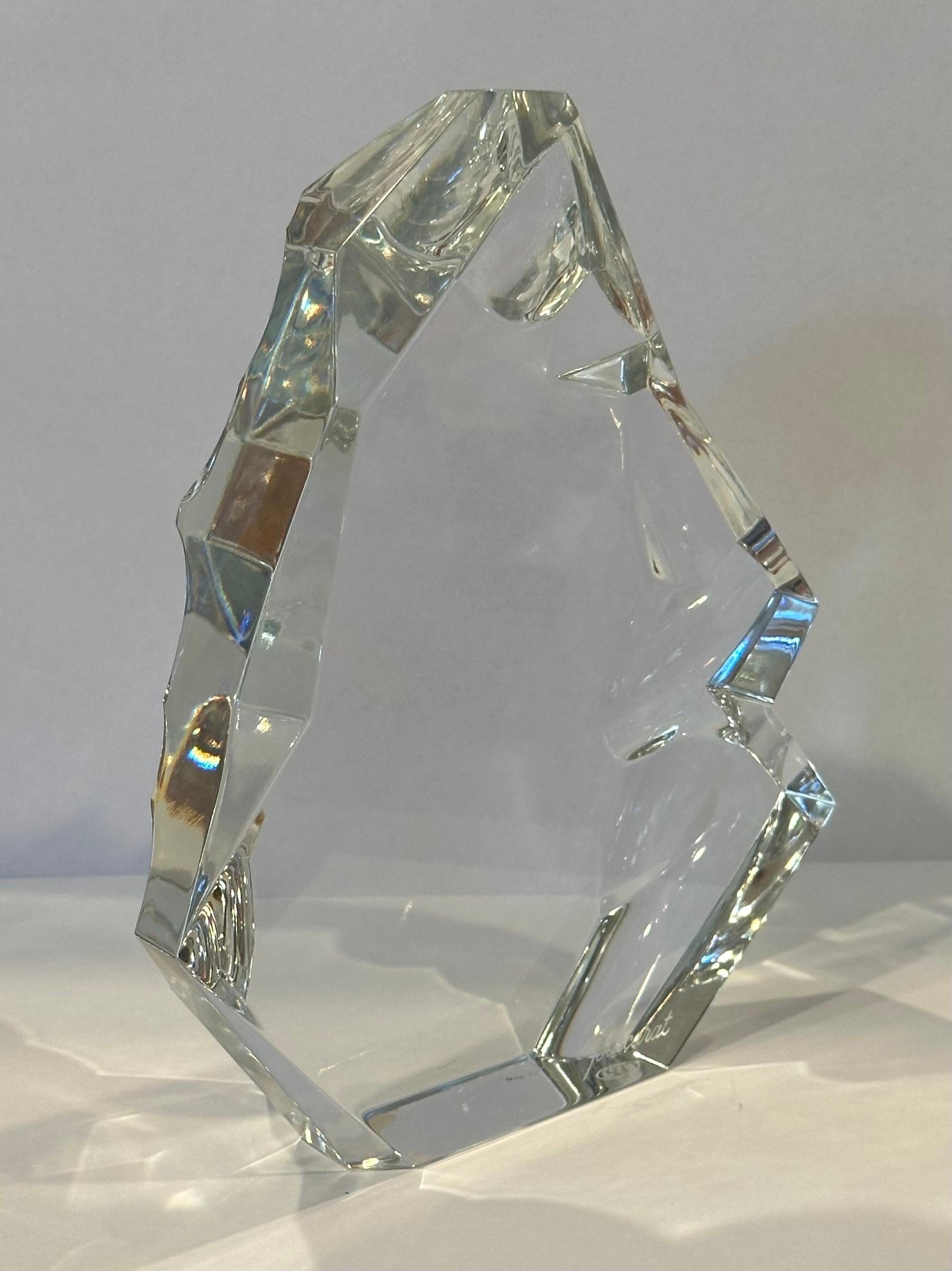 Sculpture / presse-papier en forme d'iceberg stylisé par Baccarat en vente 5