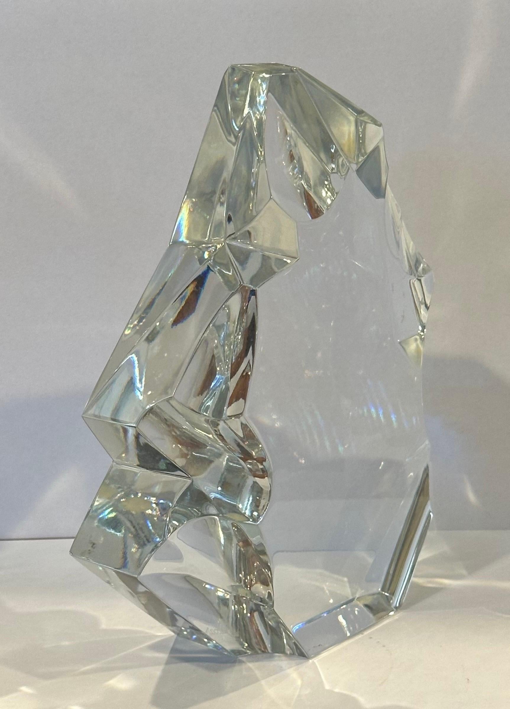 Sculpture / presse-papier en forme d'iceberg stylisé par Baccarat en vente 7