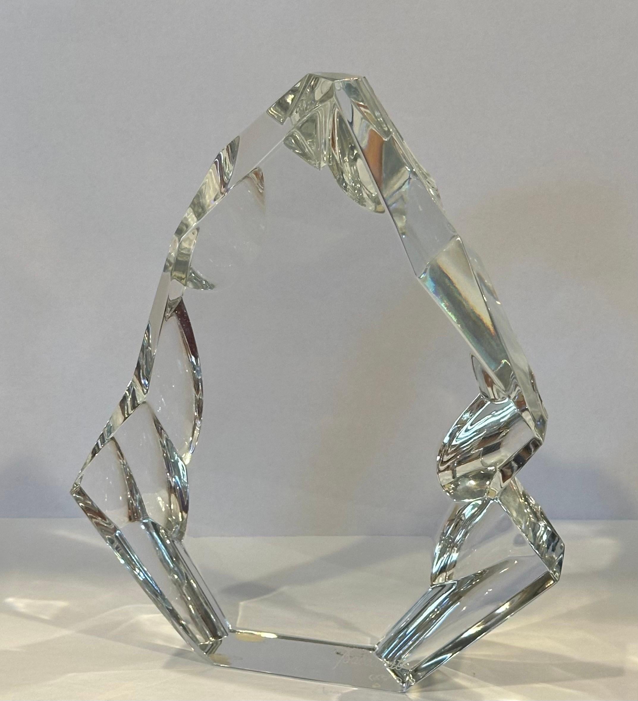 Sculpture / presse-papier en forme d'iceberg stylisé par Baccarat en vente 10