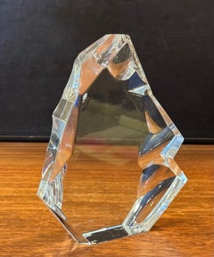 Stylized Iceberg Sculpture / Paperweight by Baccarat