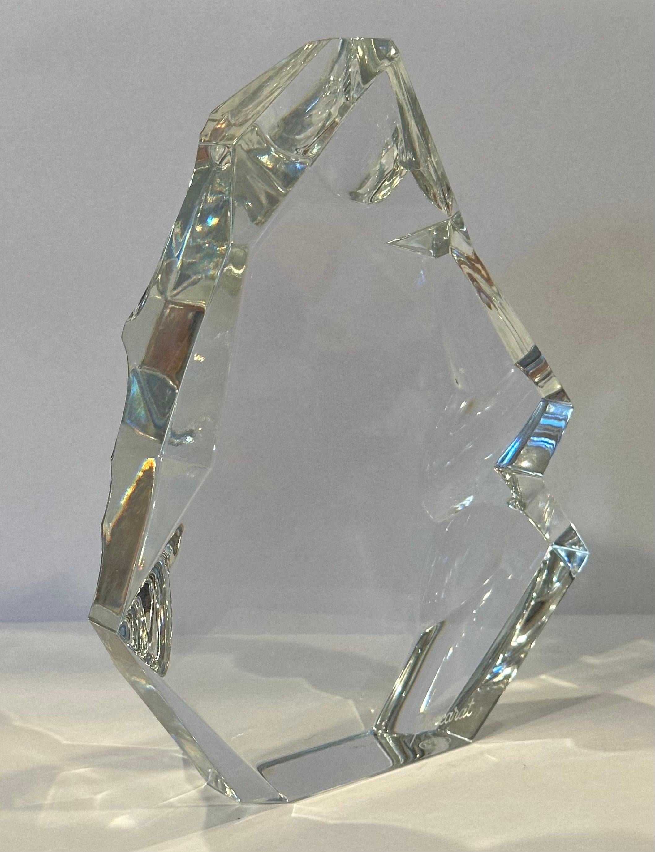 Sculpture / presse-papier en forme d'iceberg stylisé par Baccarat en vente 3