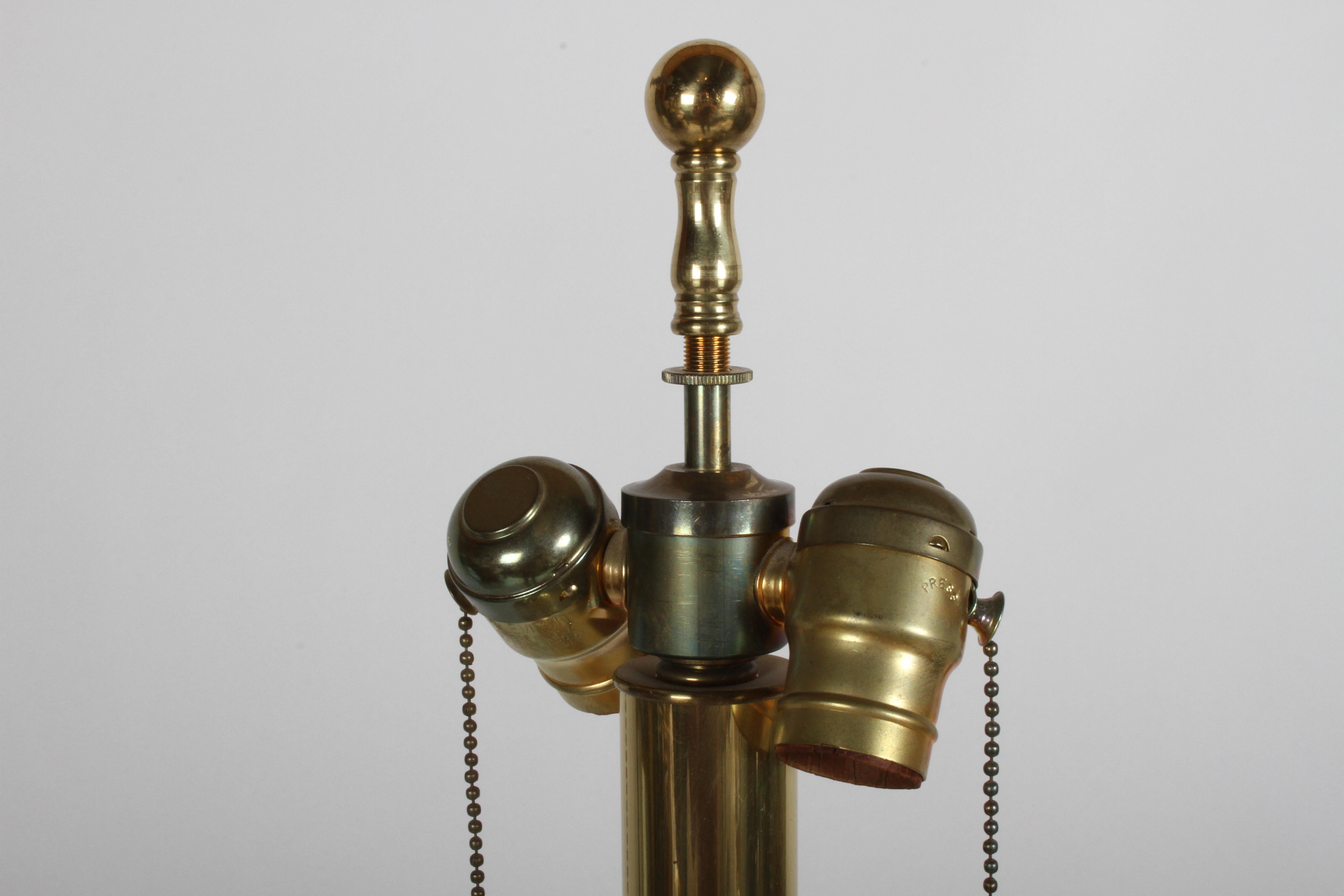 Stylized 24-Karat Gold-Plated Tiered Rhubard Leaf Lamp Style of Tommaso Barbi 8