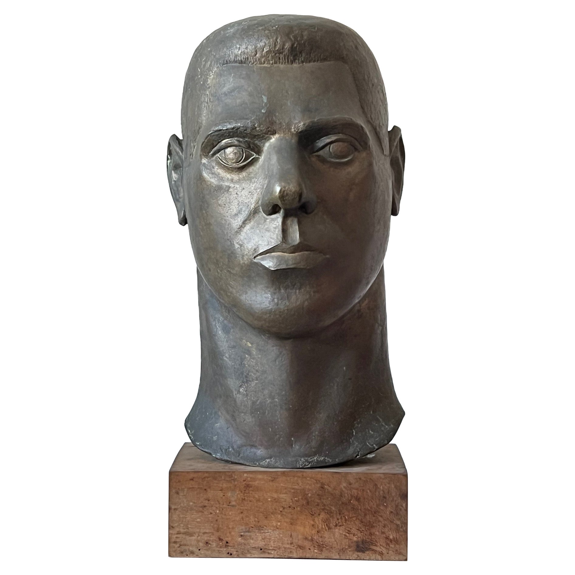 Bronzo stilizzato a grandezza naturale di Anne Van Kleeck, anni '60 circa in vendita