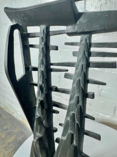 Stilisierte moderne/ brutalistische Bronzeskulptur „Jesus & Apostles“ aus Bronze, signiert