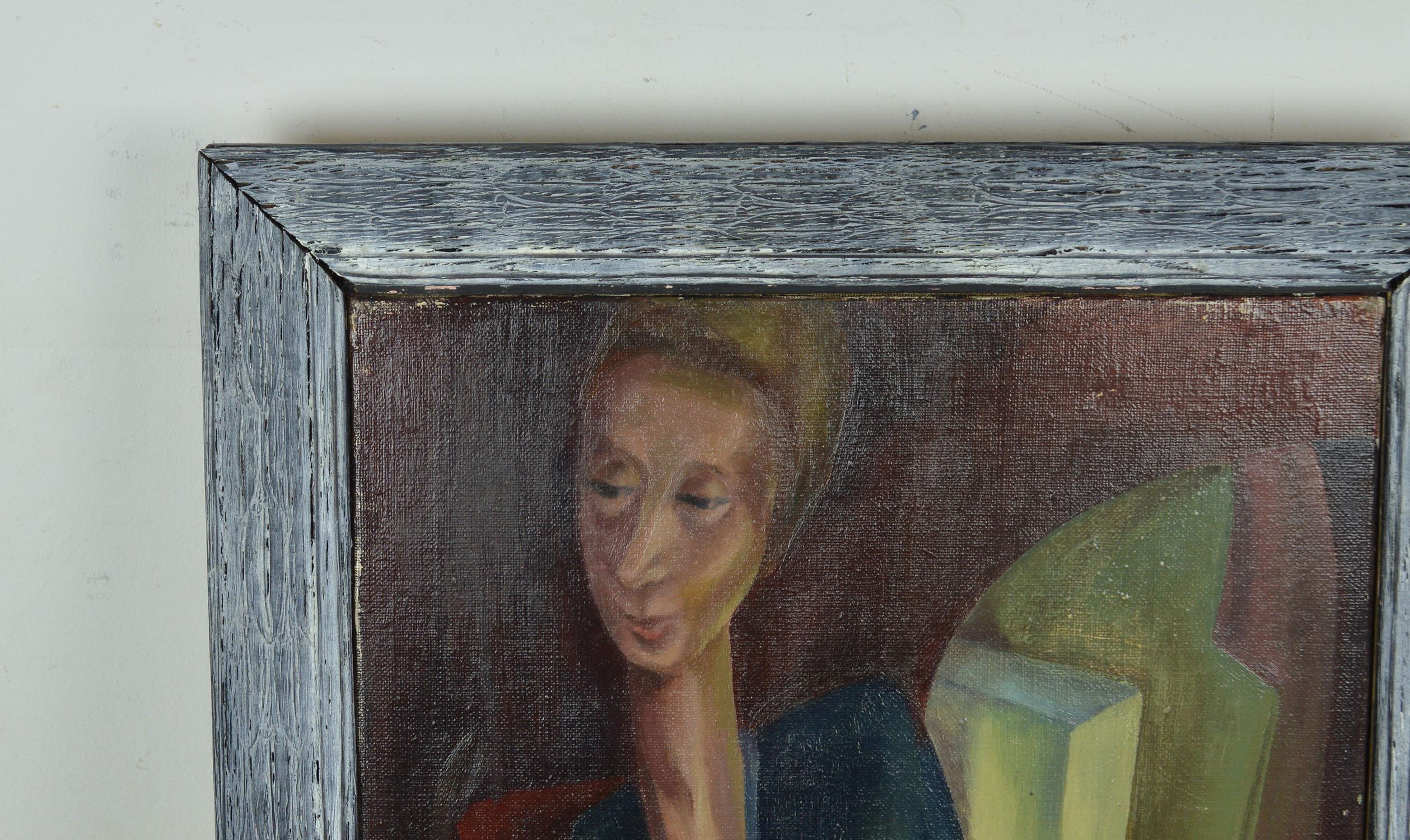 English Stylized Portrait of a Lady, Iris Hardcastle, circa 1940