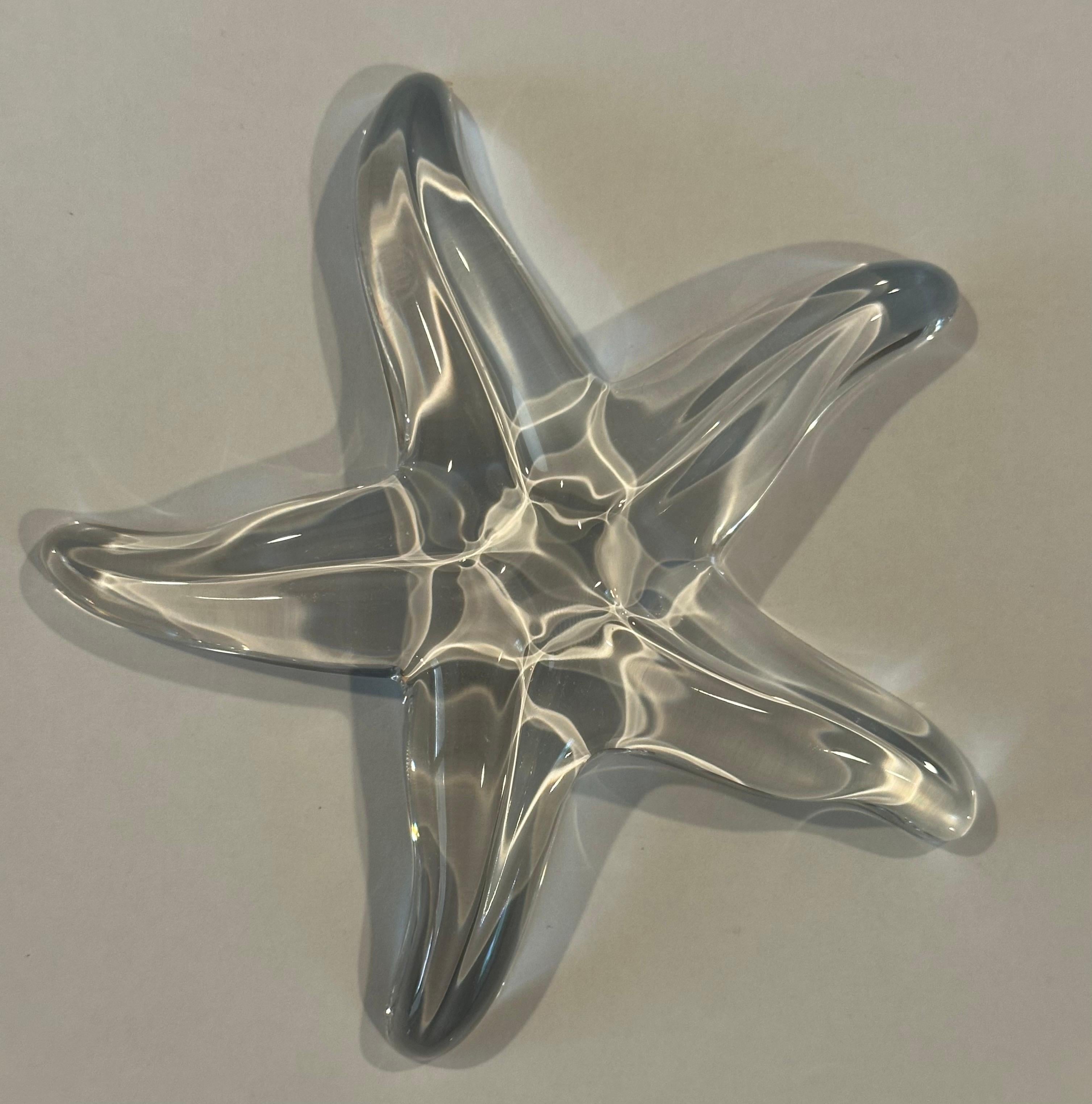 Scultura di stella marina stilizzata / Fermacarte di Baccarat in vendita 4