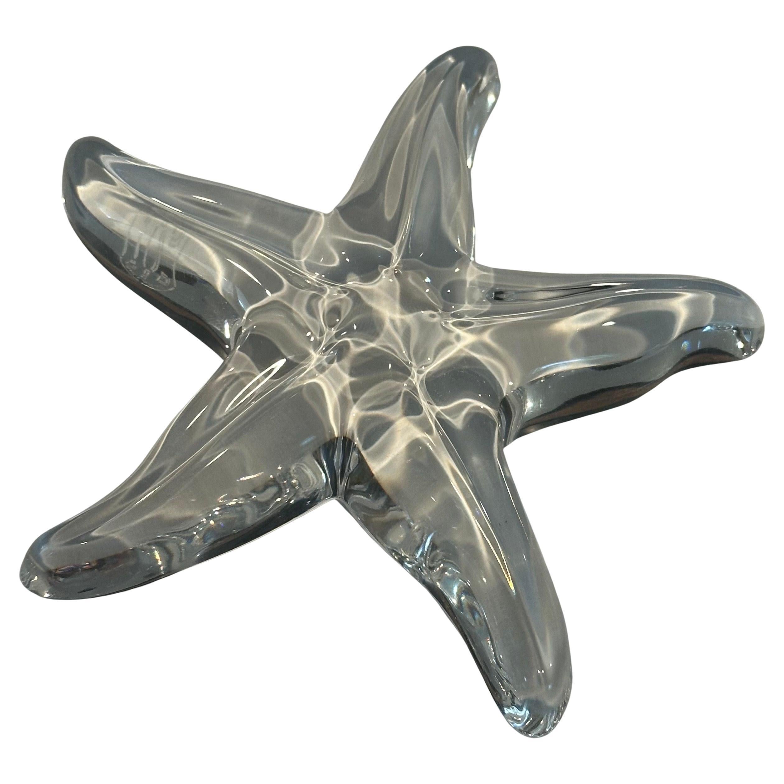 Scultura di stella marina stilizzata / Fermacarte di Baccarat in vendita 7