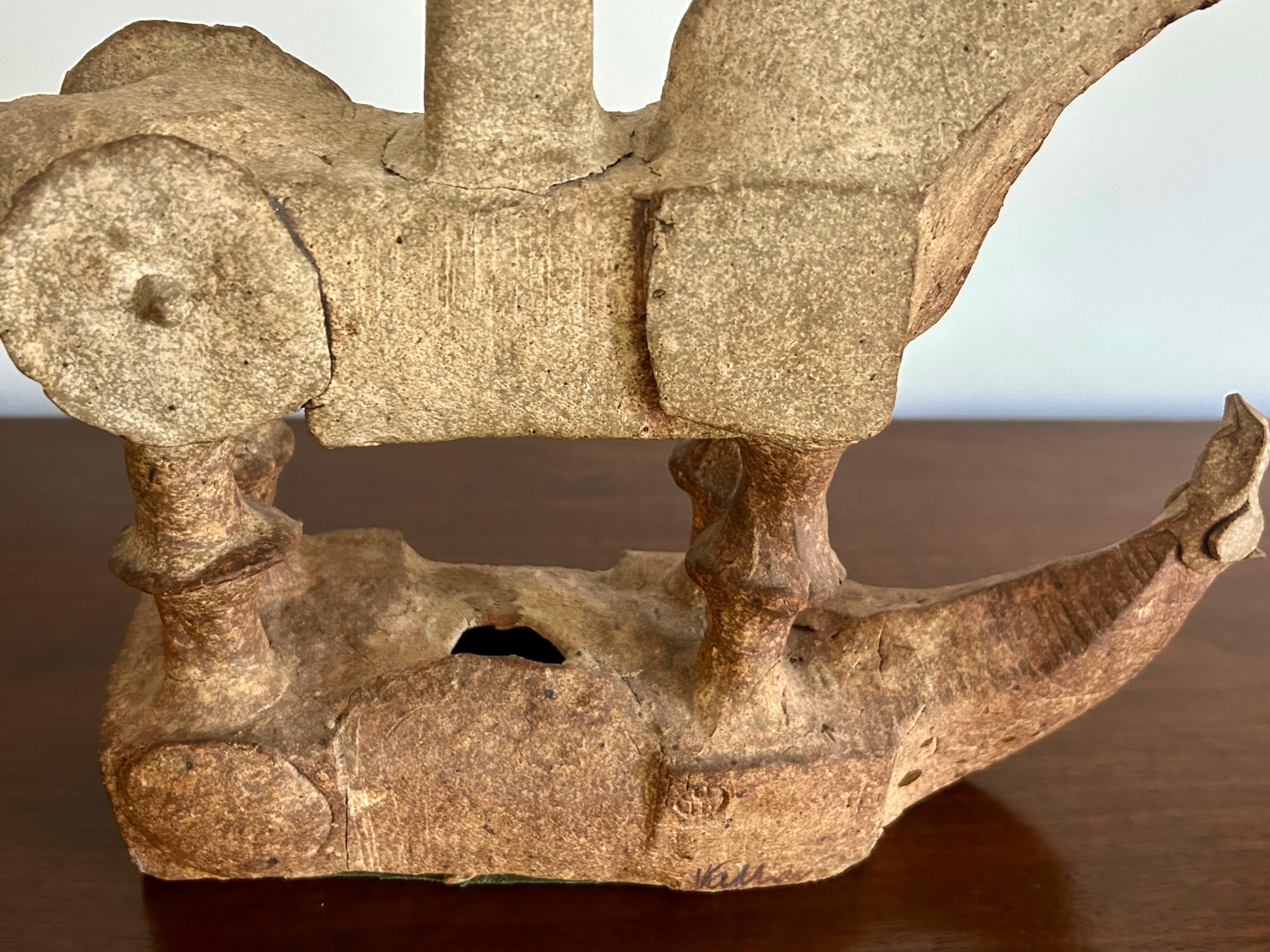 Stylized Stoneware Horse Sculpture Bertil Vallien For Sale 7