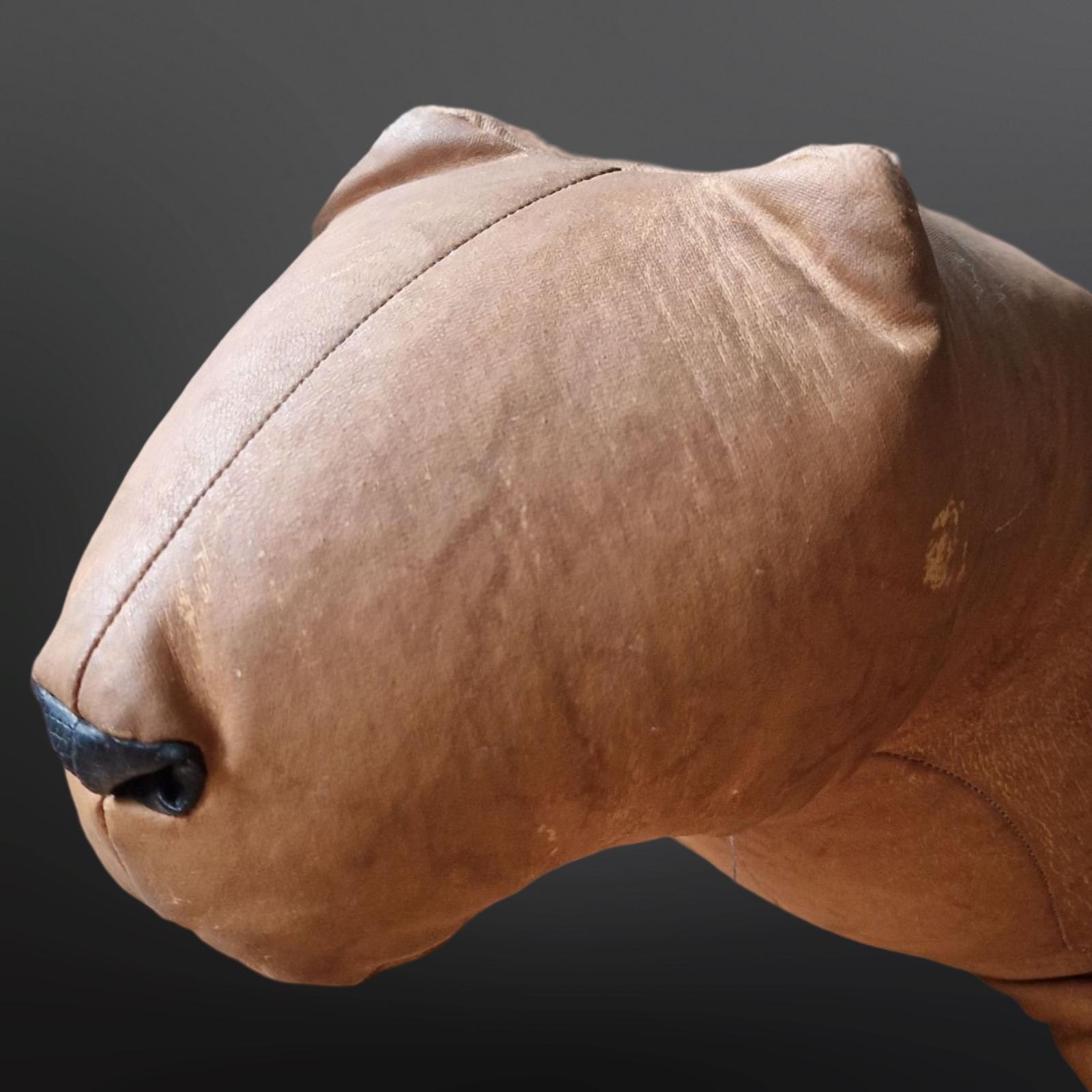 Stylized stuffed jaguar by Alain Montserrat, France 1970s For Sale 3