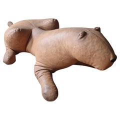 Stylized stuffed jaguar by Alain Montserrat, France 1970s