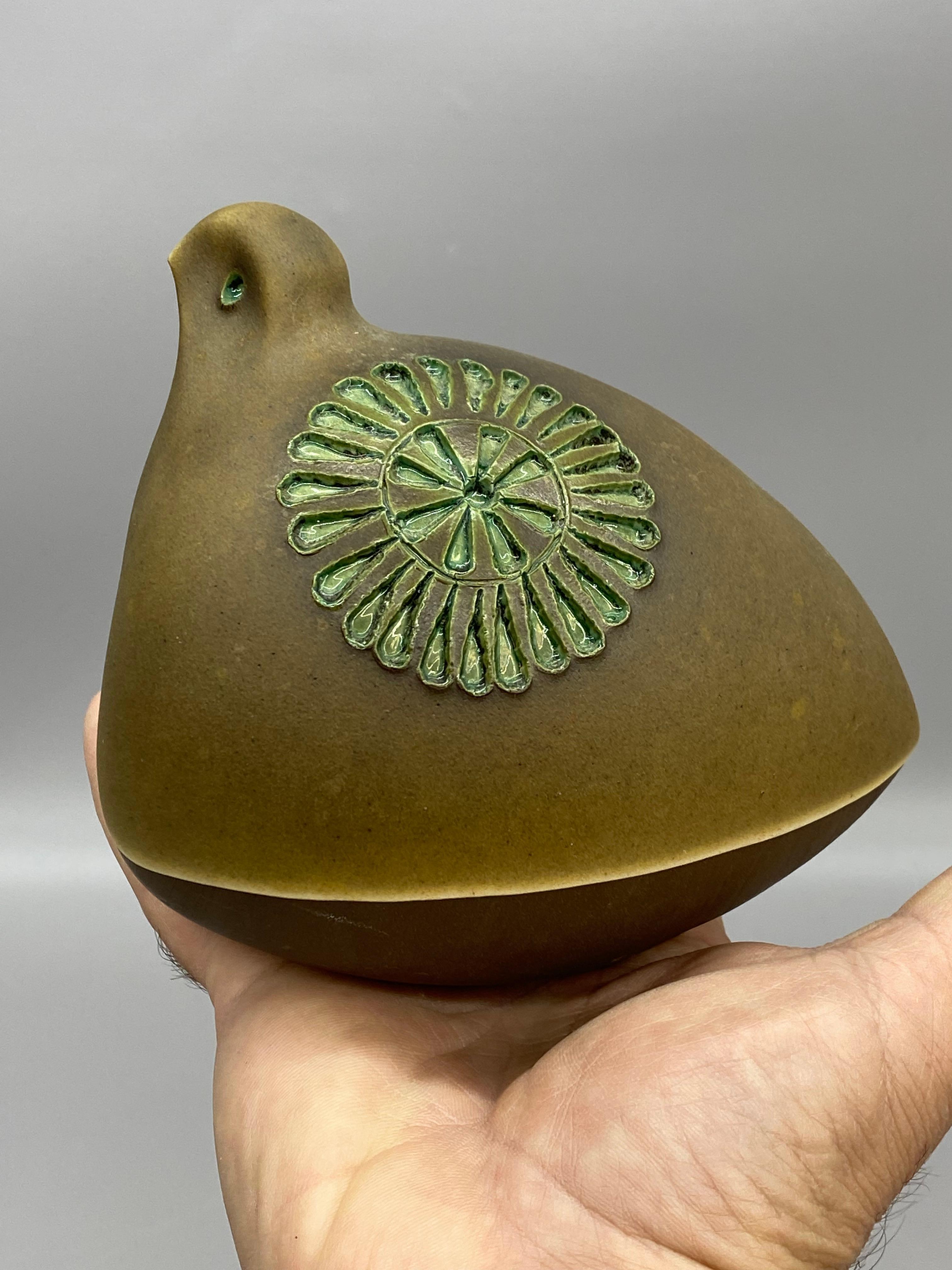 Ceramic Stylized Swedish Pottery Bird by Erik Tomas Anagrius For Sale