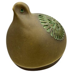 Stylized Swedish Pottery Bird by Erik Tomas Anagrius